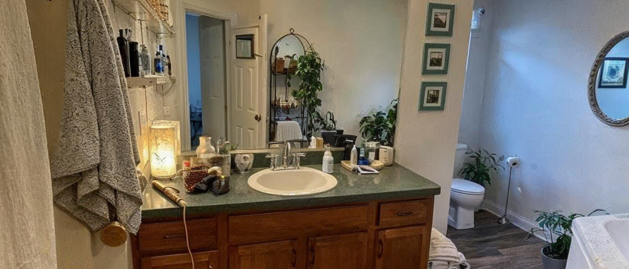 Fresh & Modern Bathroom Transformation- Before Photo