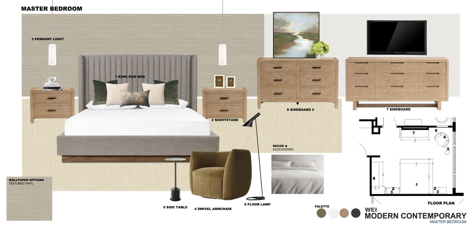 Online Designer Bedroom Interior Design Ideas