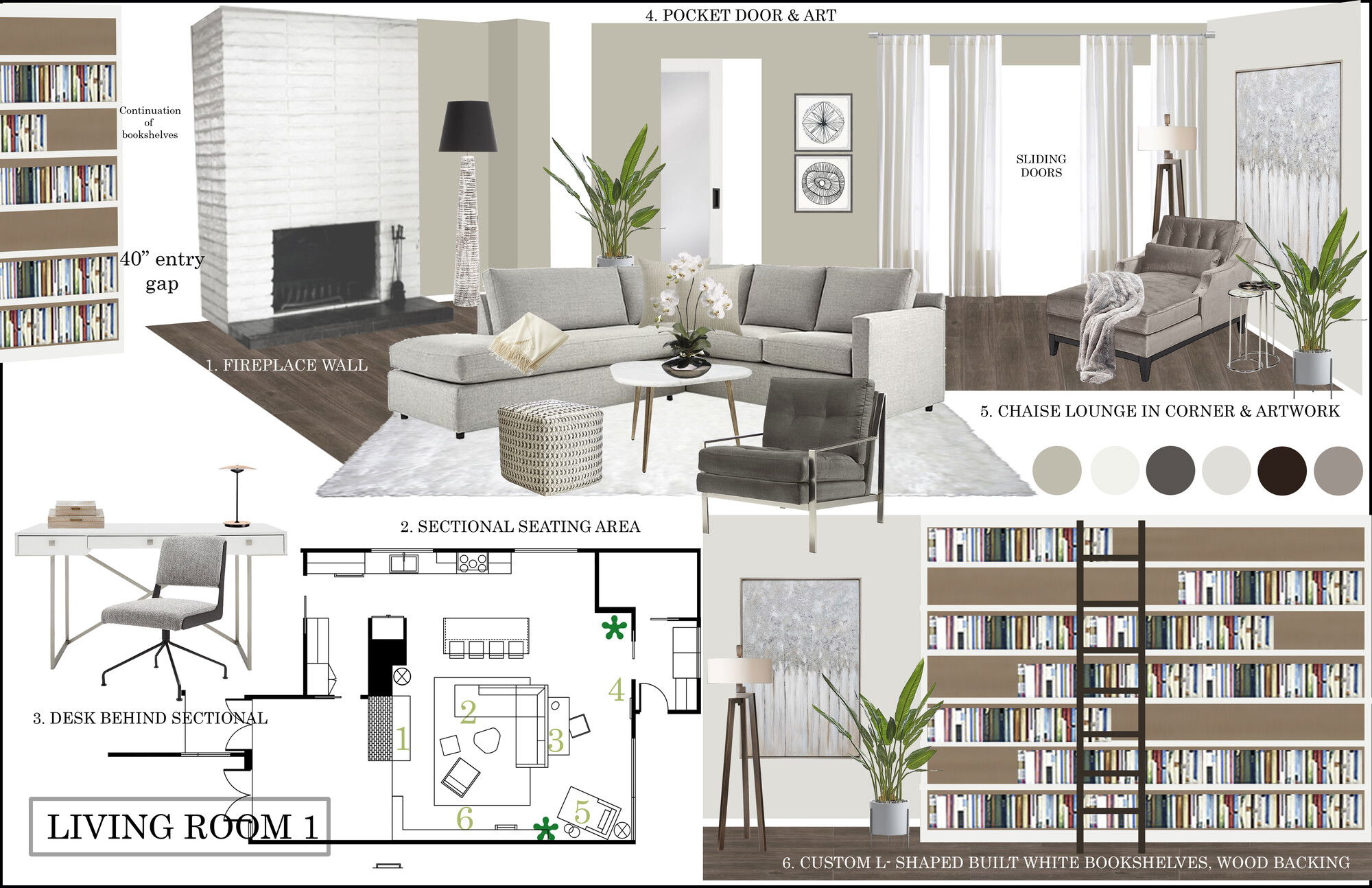 Ideas De Diseño Interior De Sala De Estar De Diseñador En Línea