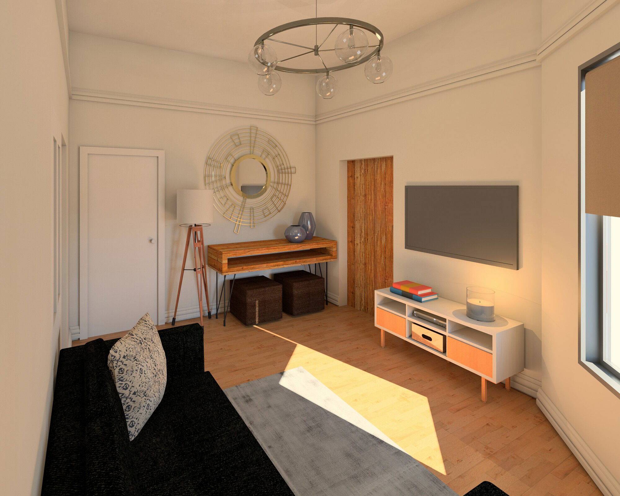 Online Designer Living Room 3D Model 1