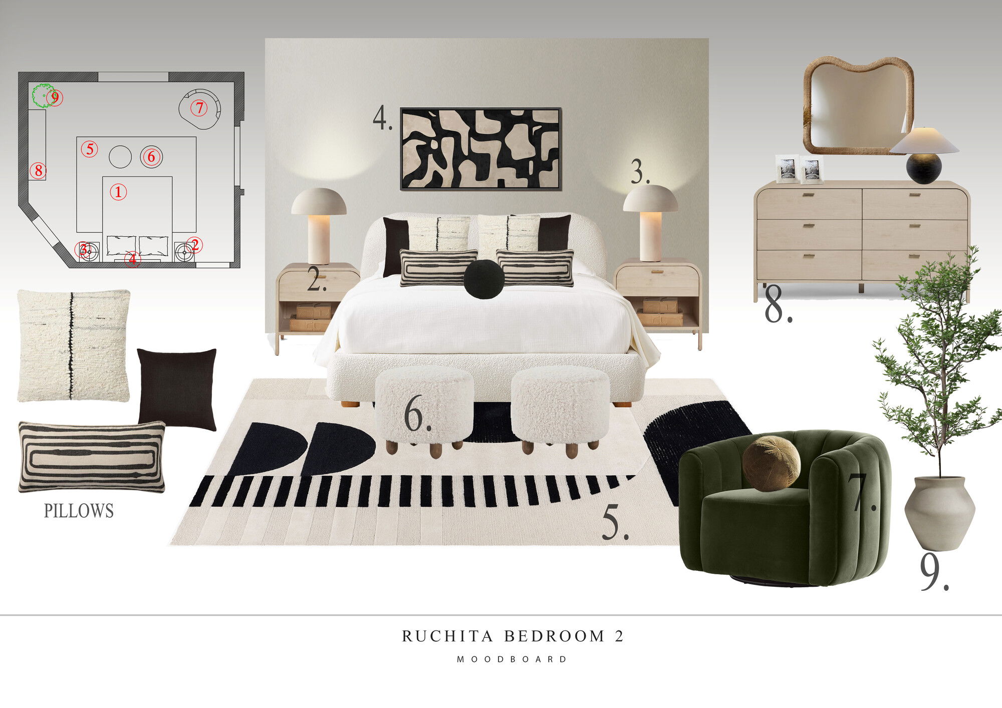 Ideas de diseño interior de dormitorio en línea
