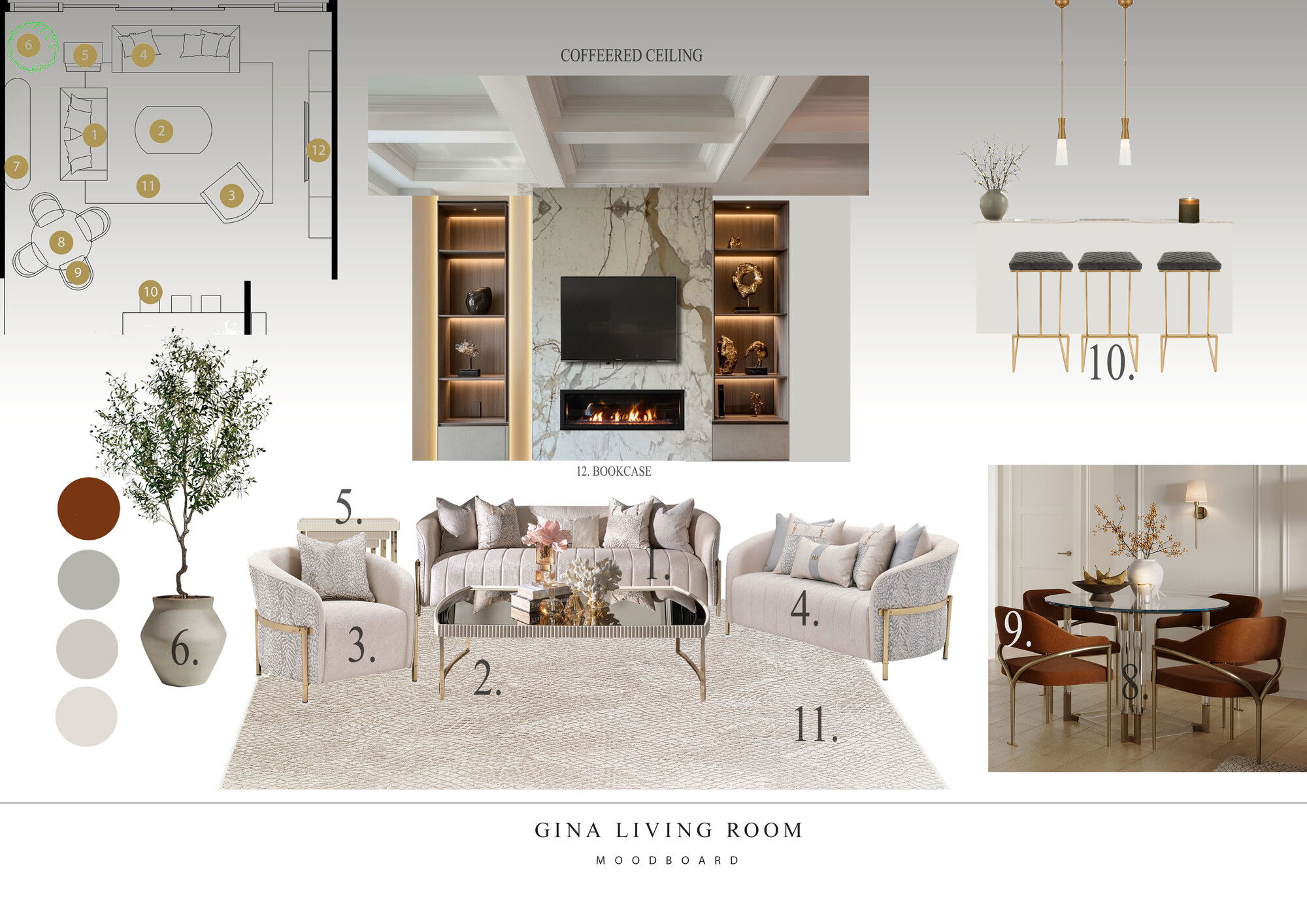 Online Designer Living Room Interior Design Ideas