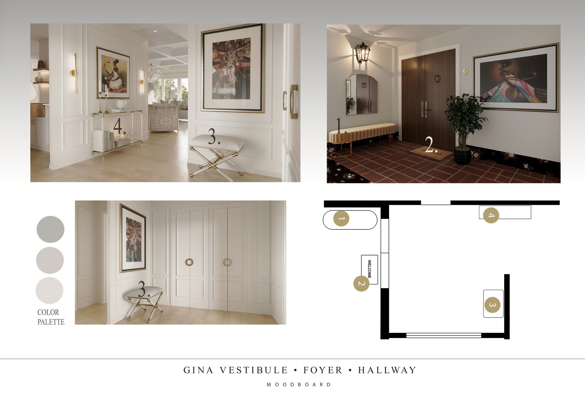 Online Designer Hallway/Entry Interior Design Ideas