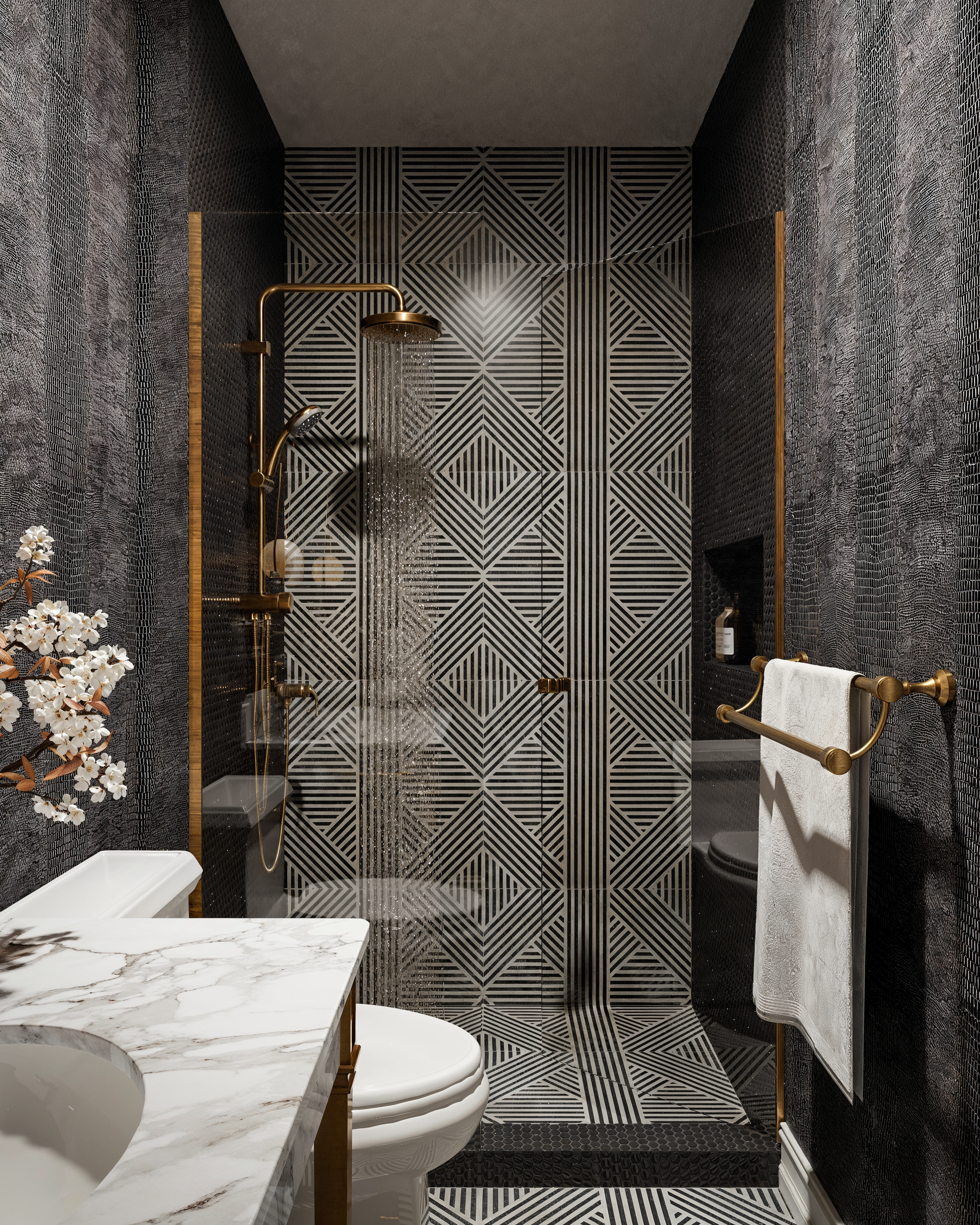 Modelo 3D de Baño por Diseñador Online 3