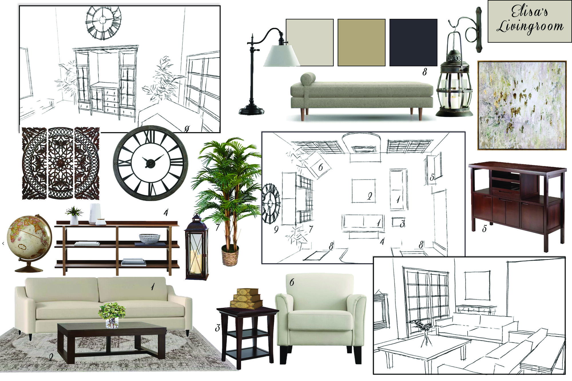 Online Designer Living Room Interior Design Ideas