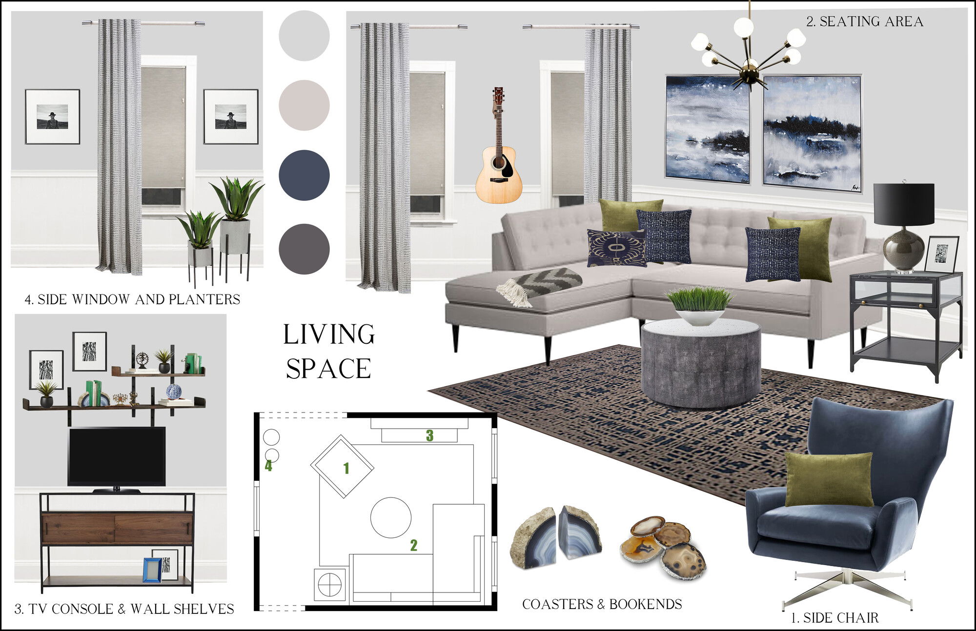 Online Designer Living Room Interior Design Ideas