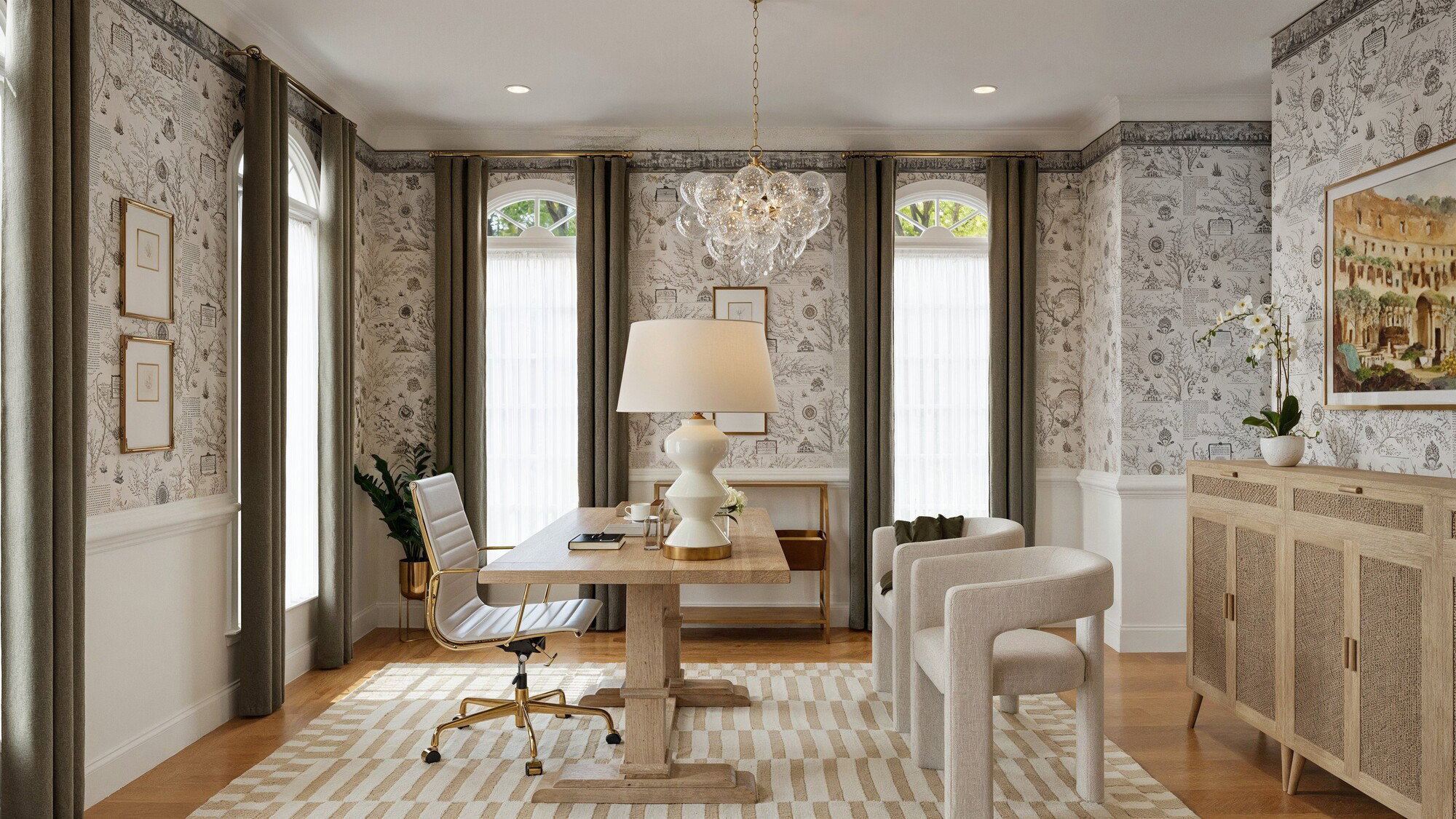 Online Designer Home Office 3D Model 3