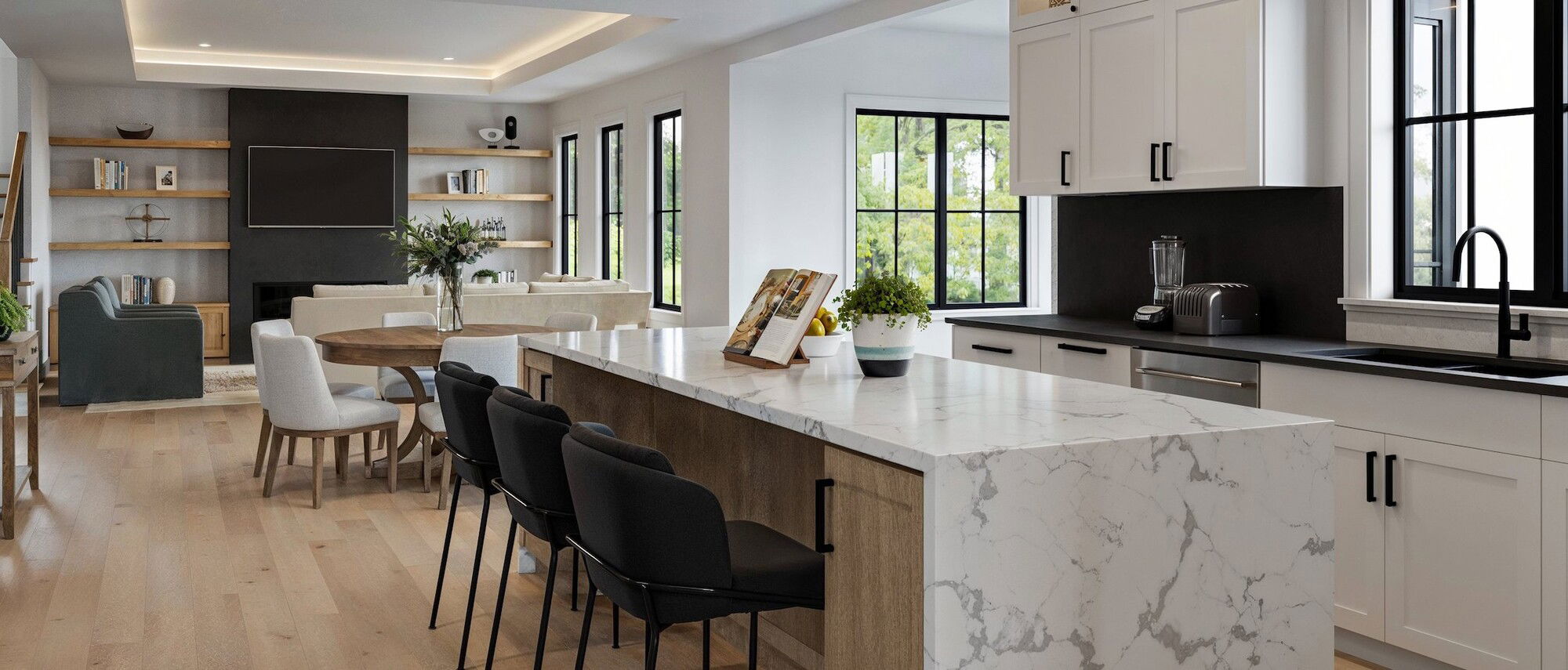 Light & Calming Home Interior Design by interior designers in Richmond, Virginia