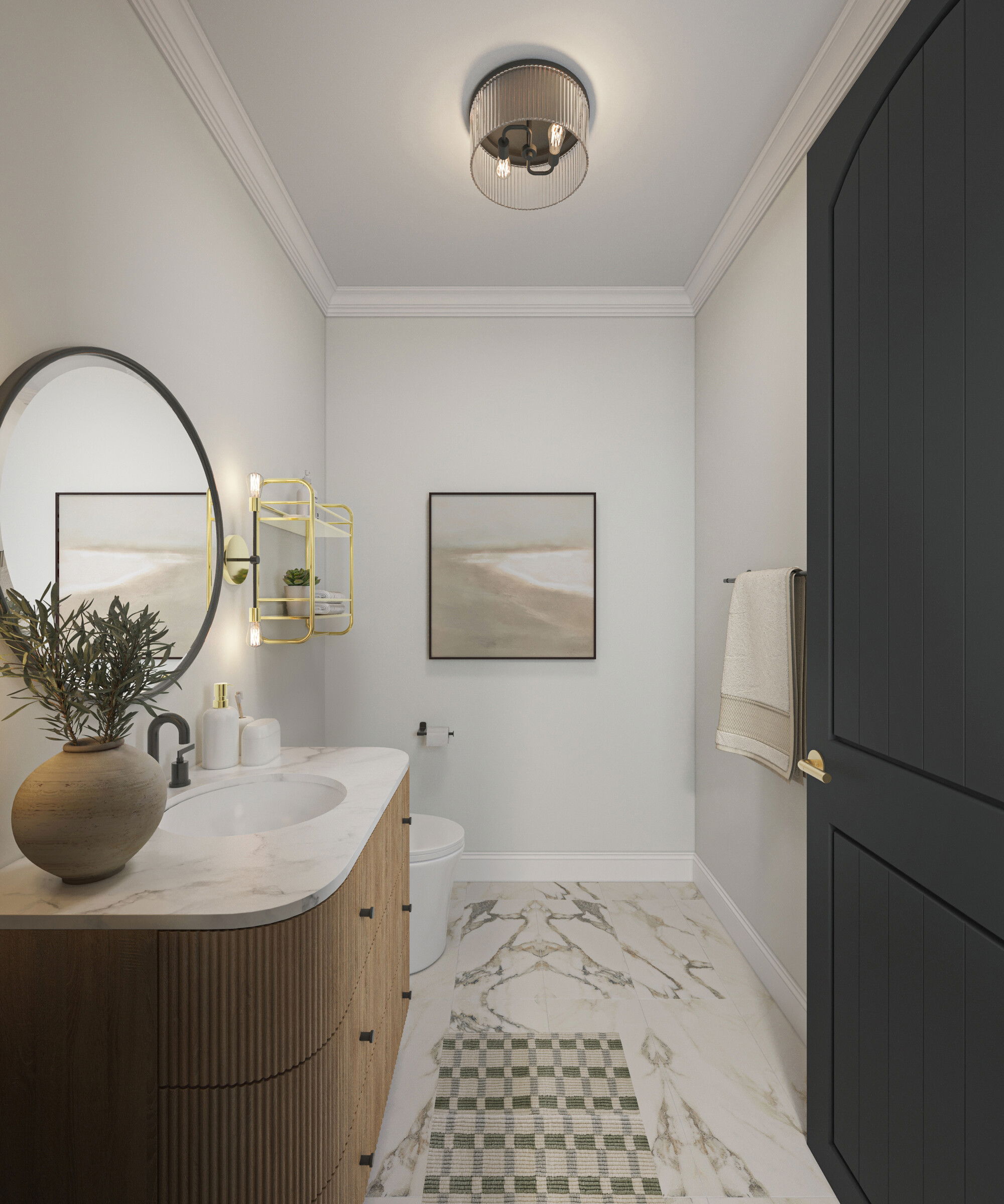 Online Designer Bathroom 3D Model 2