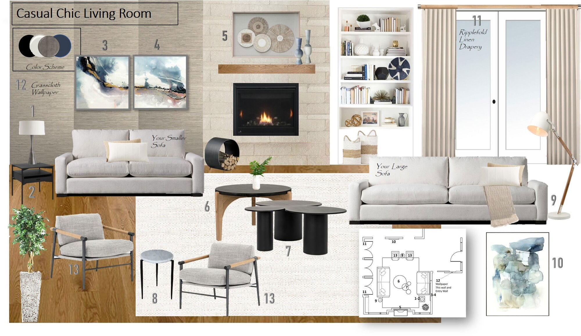 Online Designer Living Room Interior Design Ideas