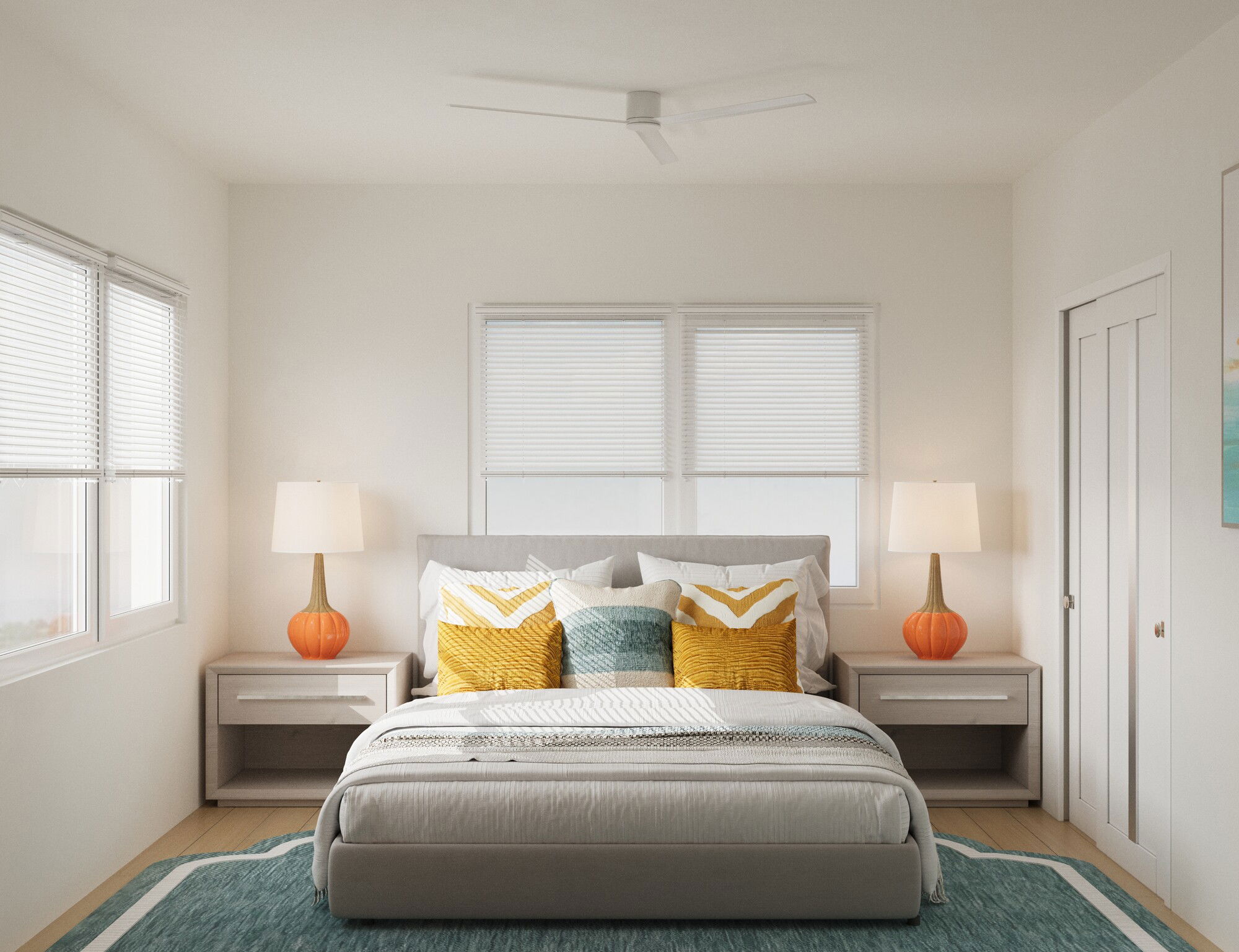 Online Designer Bedroom 3D Model 1
