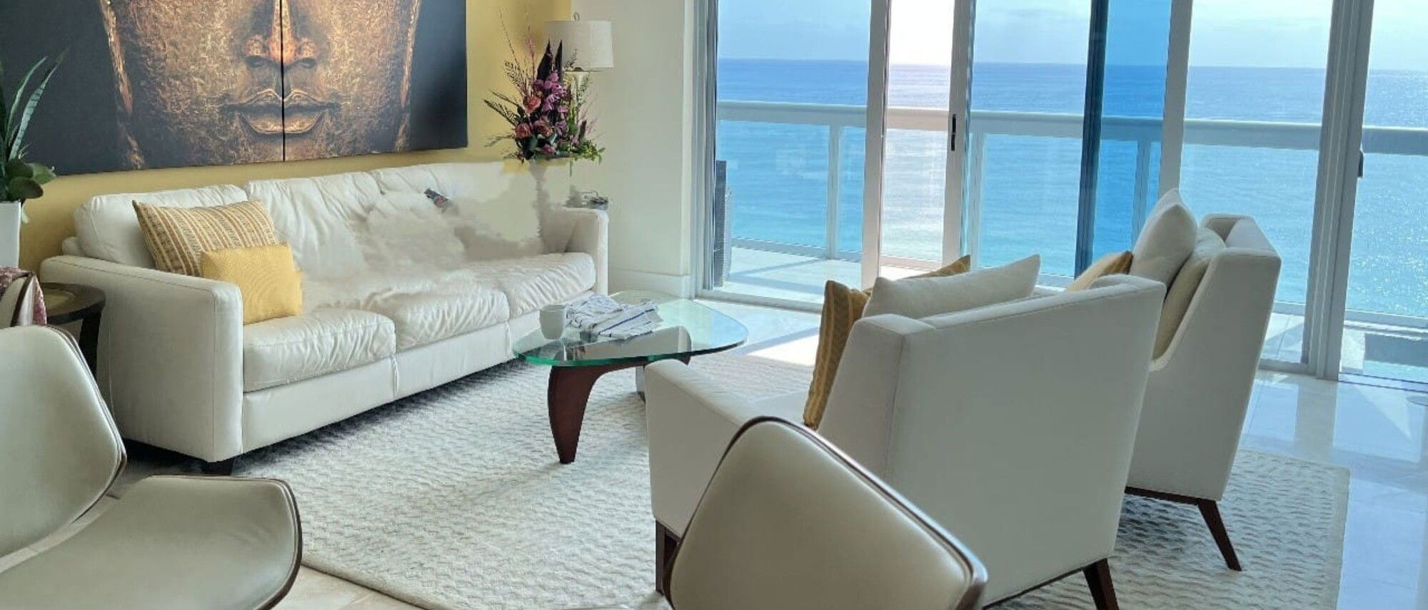 Modern Coastal Living Condo Remodel- Before Photo