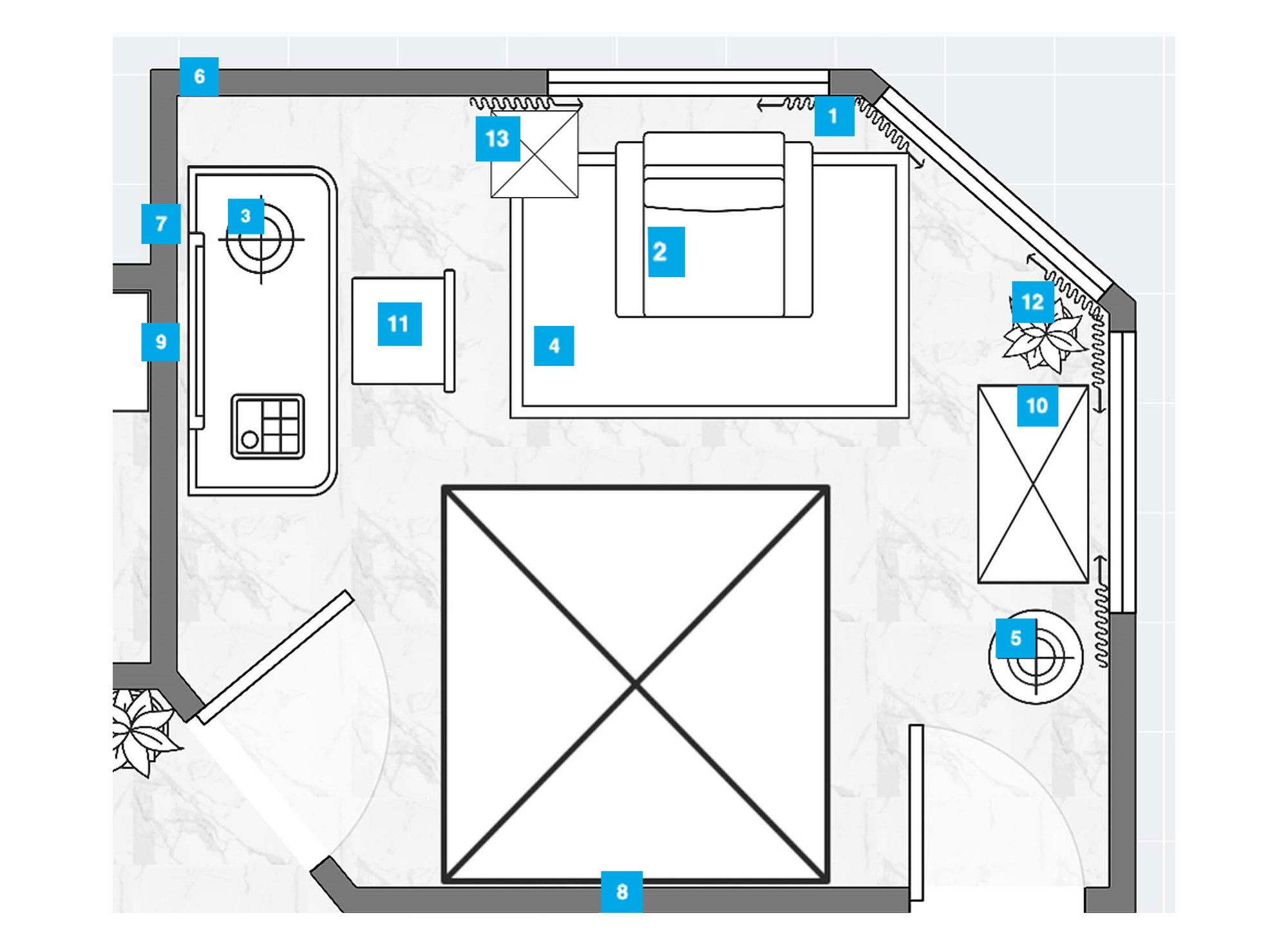 Online Designer Home/Small Office Floorplan