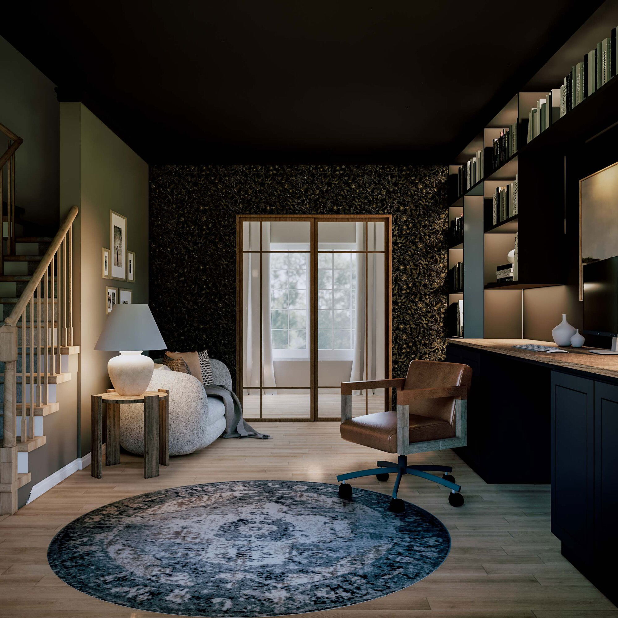 Online Designer Living Room 3D Model 2