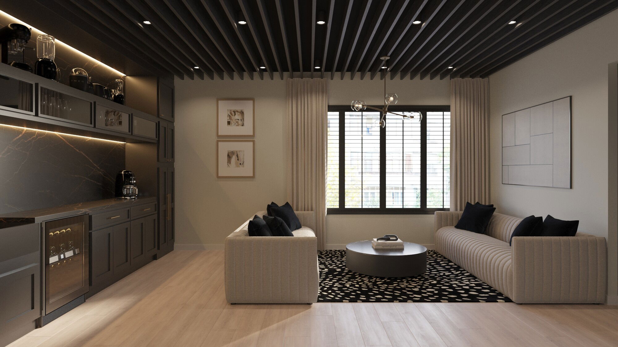 Online Designer Living Room 3D Model 1