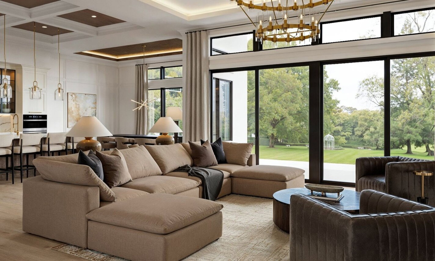 Sophisticated Glamorous Modern Home Design by top Hartford interior designers