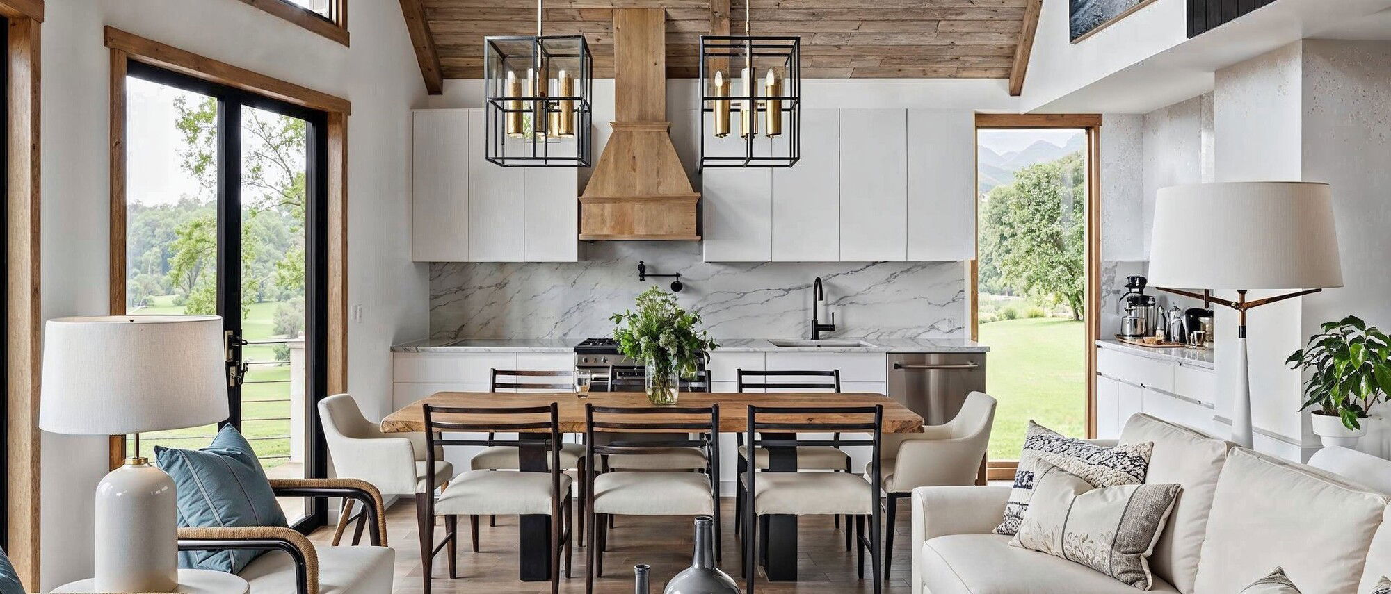 Modern Organic Home Retreat by affordable Lake Tahoe interior designers