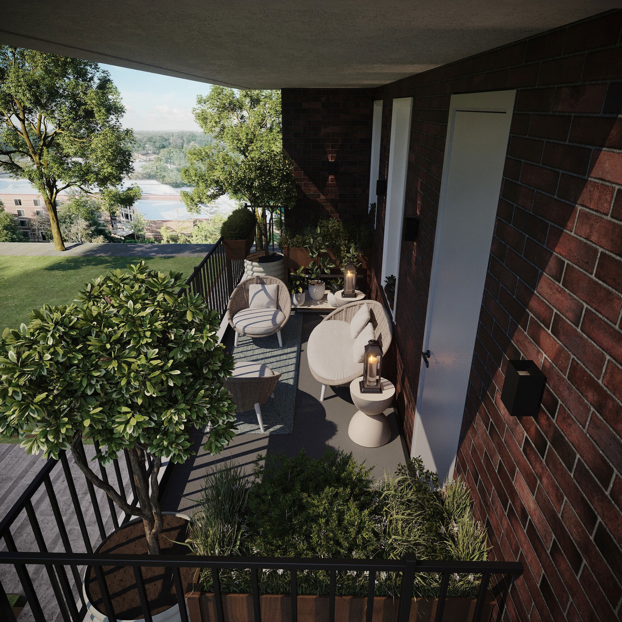 Online Designer Patio 3D Model 2