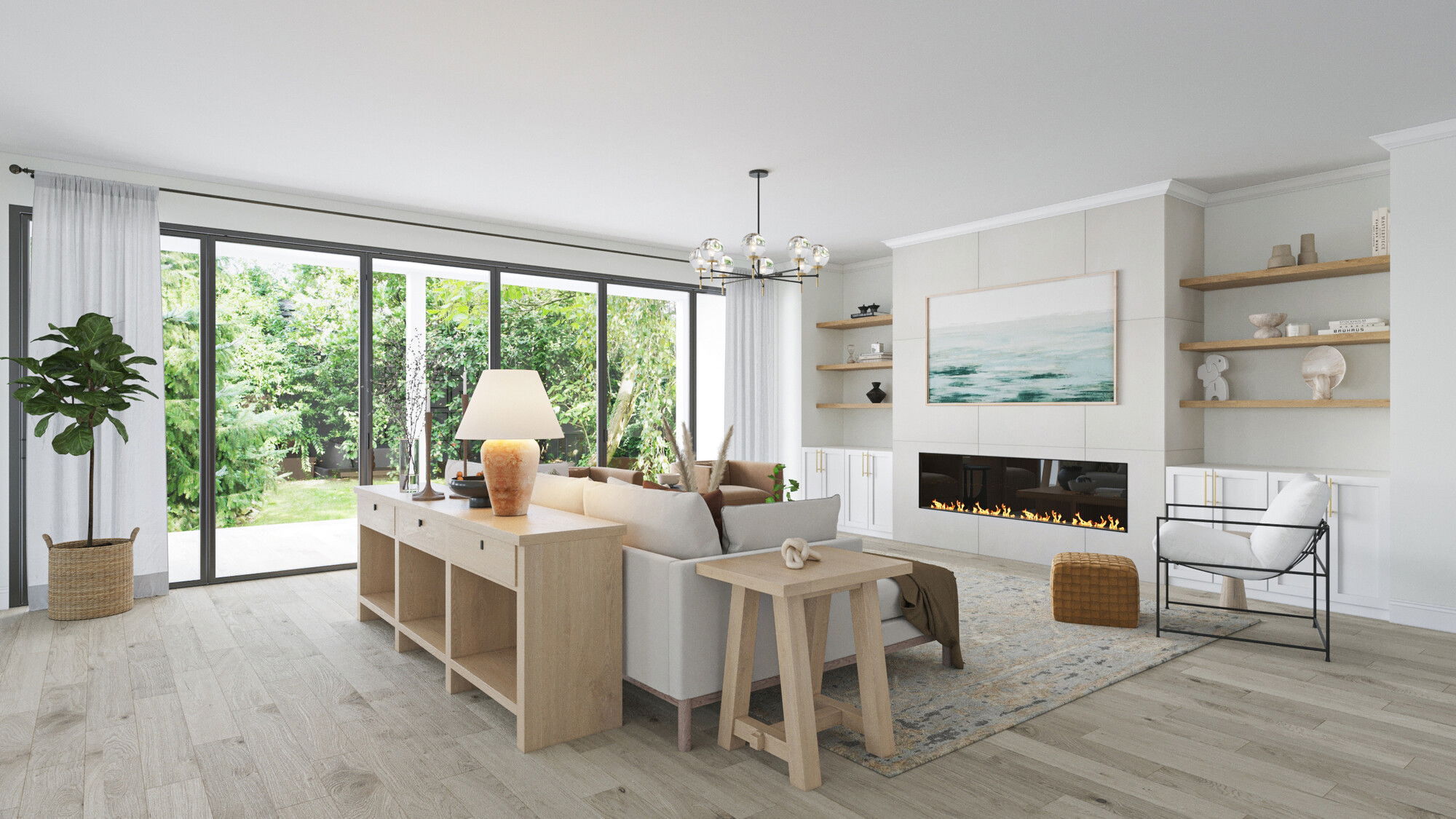 Online Designer Living Room 3D Model 1