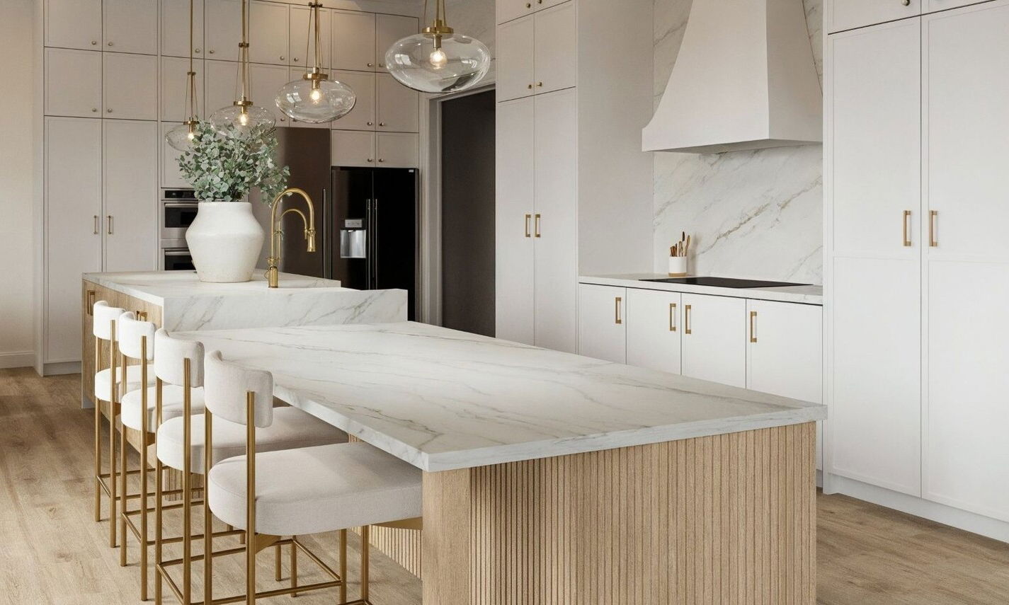 Sophisticated Modern Transitional Kitchen & Bathroom Design