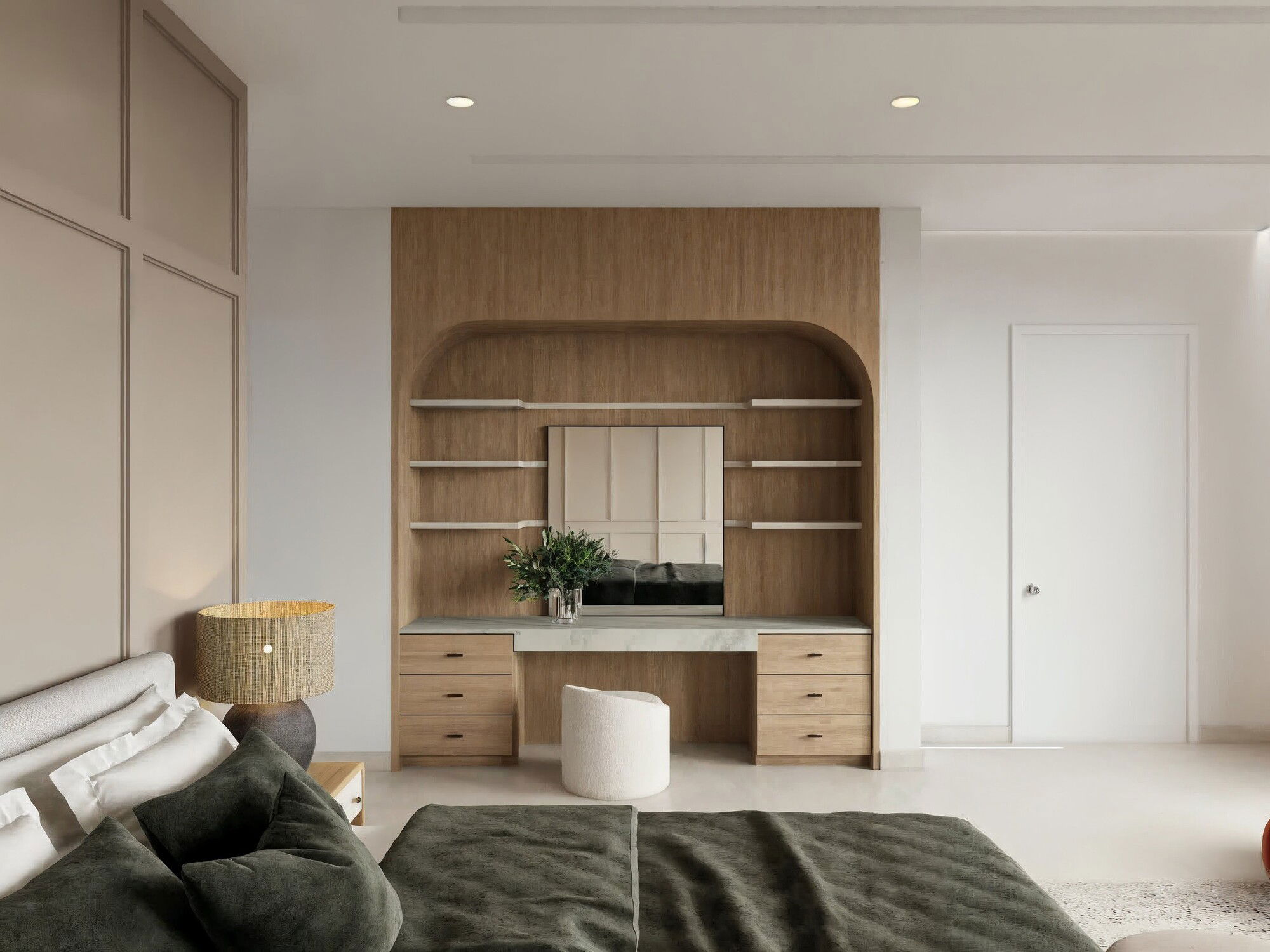 Online Designer Bedroom 3D Model 3