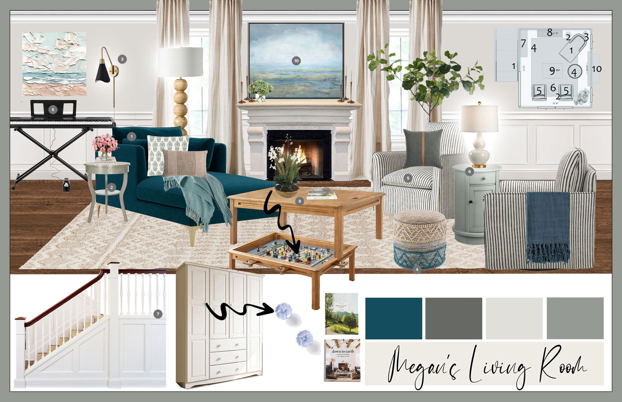 Online Designer Living Room Interior Design Ideas