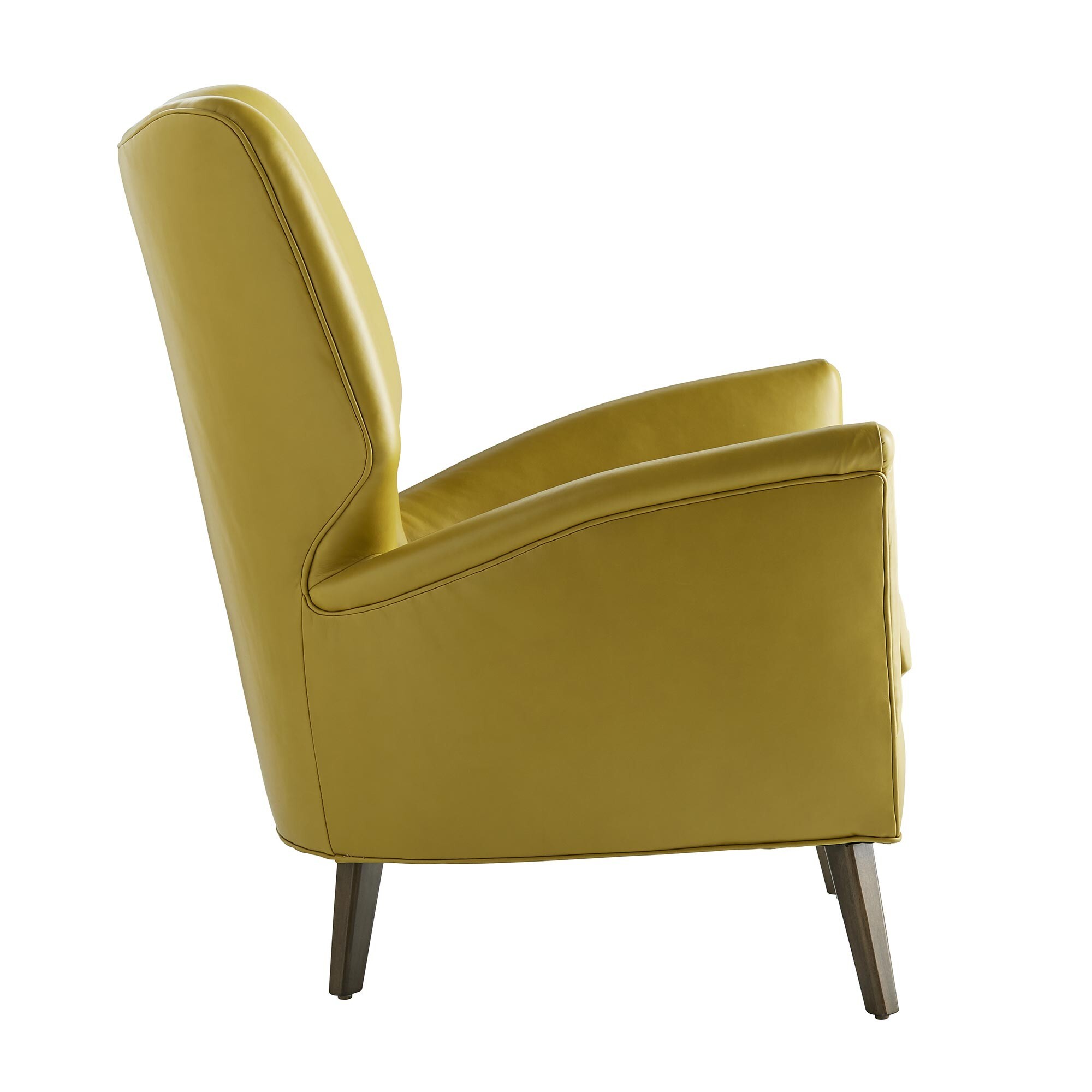 Yellow Leather Chair large image 