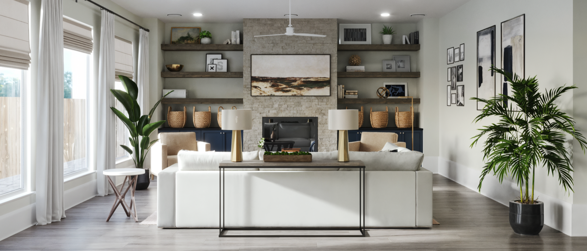 Modern Abode Makeover by affordable Sugar Land interior designers