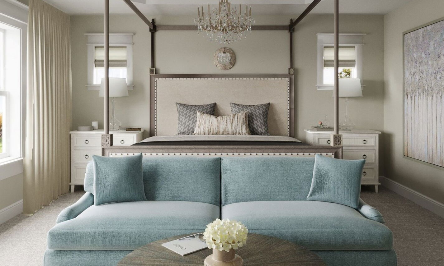 Transitional Master Bedroom: Elegant Neutrals