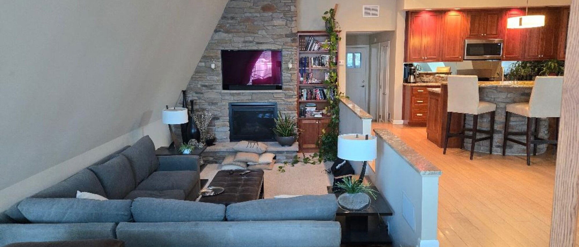 Warm and Modern Home Renovation- Before Photo