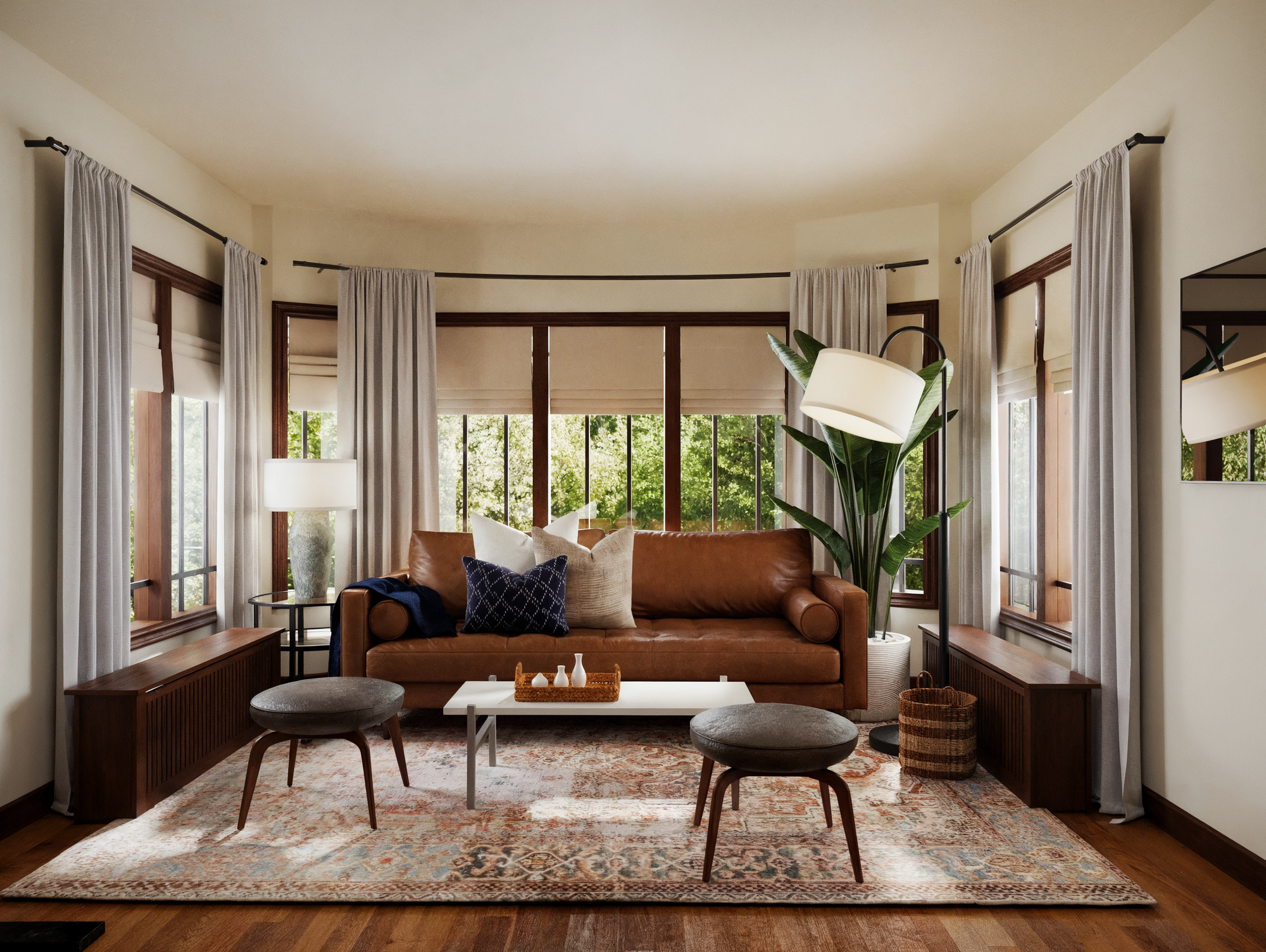 Online Designer Living Room 3D Model 3