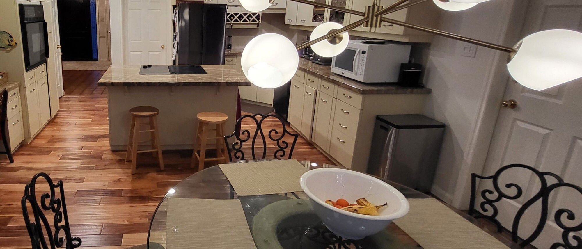 Sleek & Minimalistic Home Office & Kitchen Remodel- Before Photo