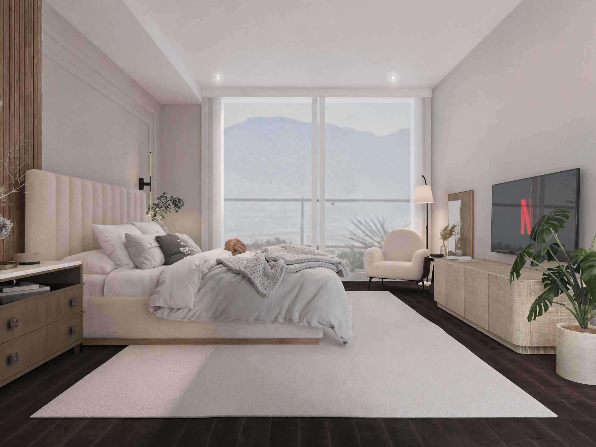 Online Designer Bedroom 3D Model 4