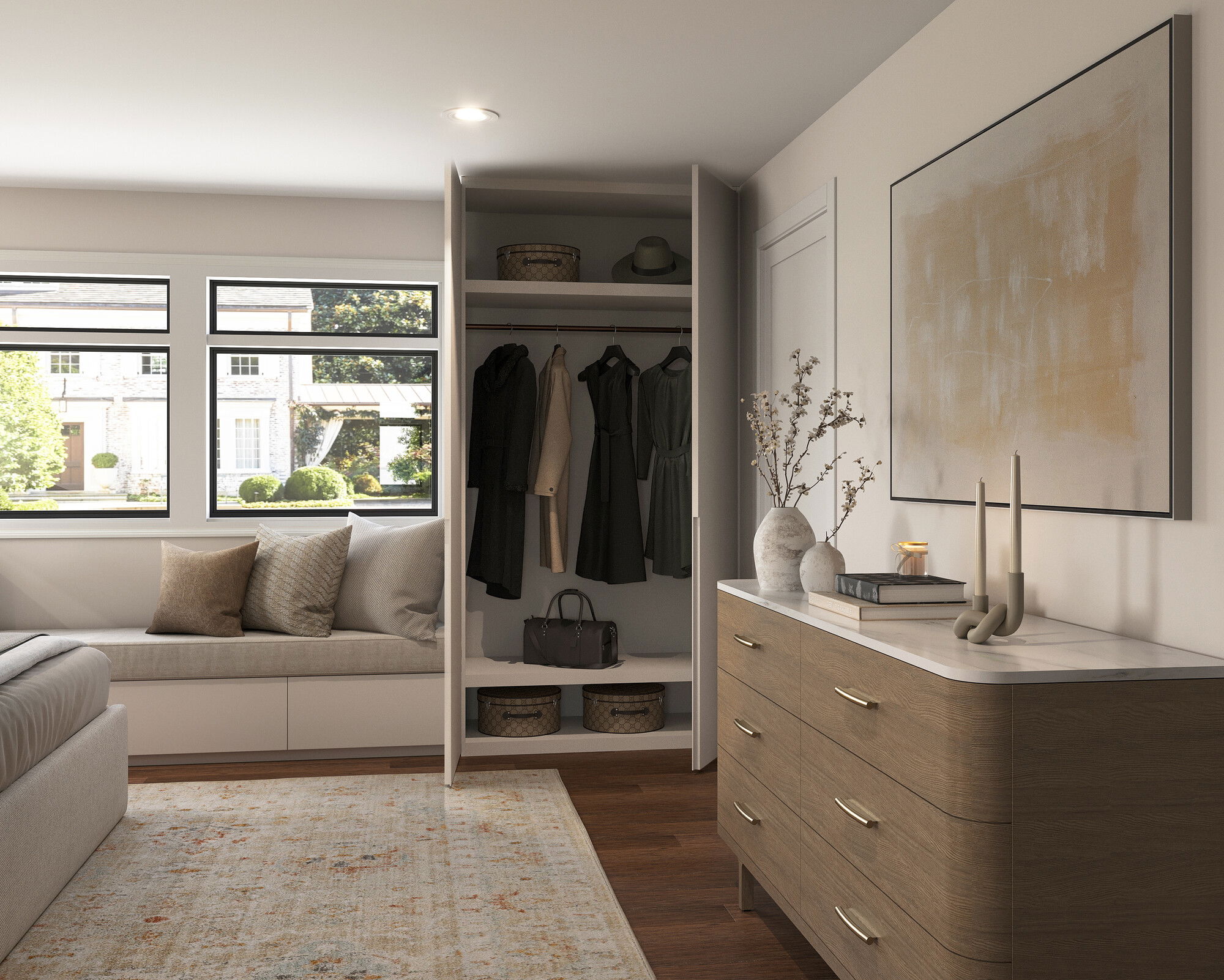 Online Designer Bedroom 3D Model 5