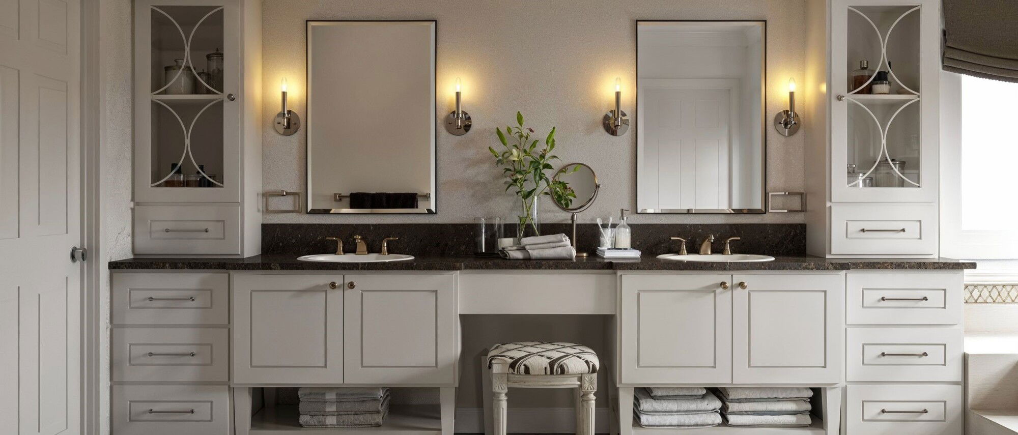 Country Cottage Bathroom Decor And Remodel by top Columbus interior designers