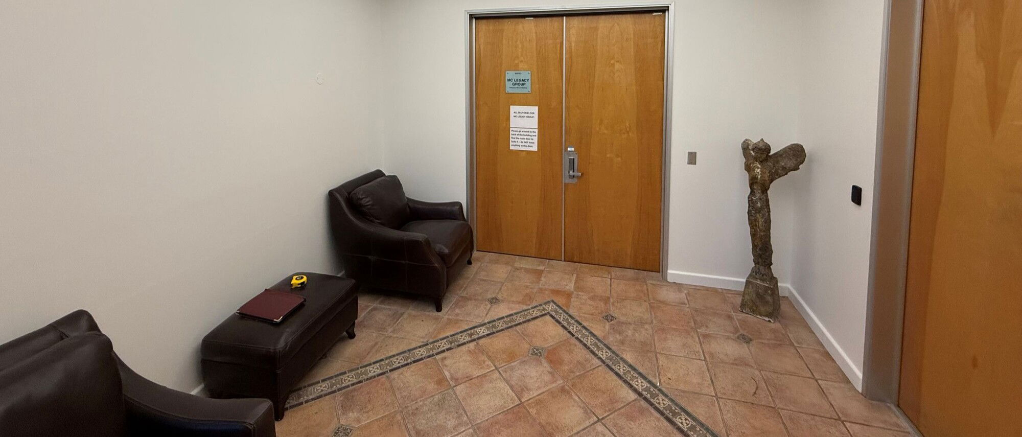 Sleek Minimal Hallway Renovation- Before Photo