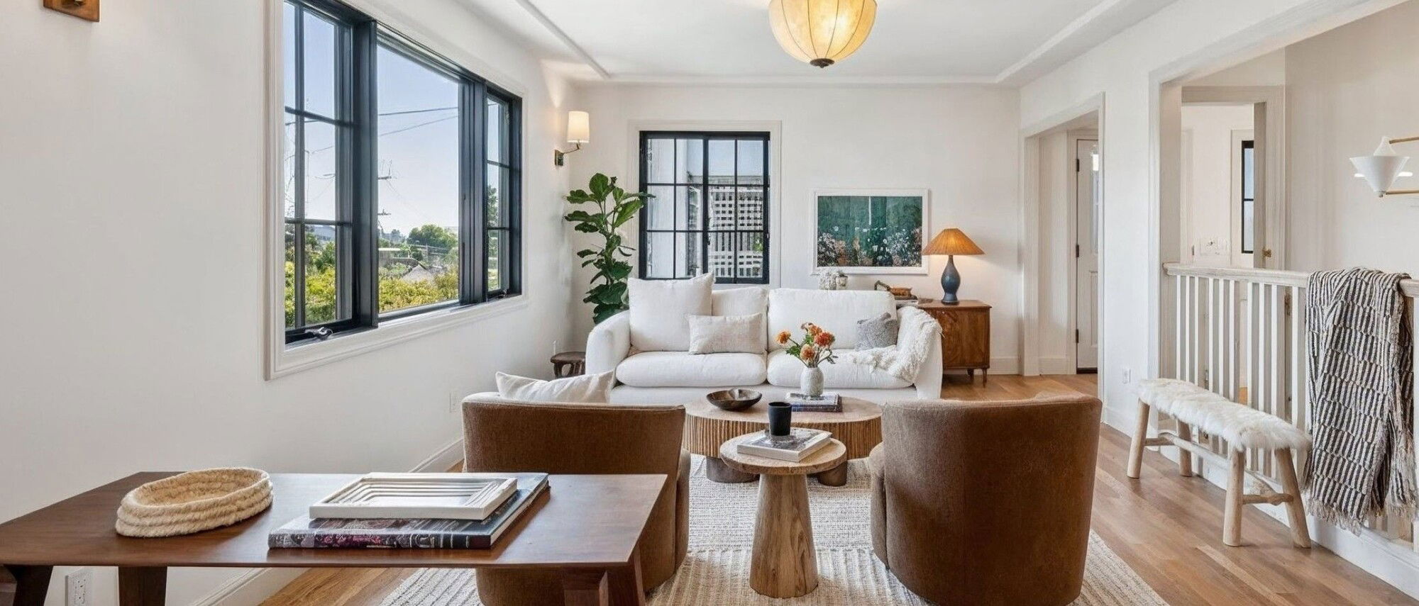 Elevated Living & Dining Room Design- Before Photo