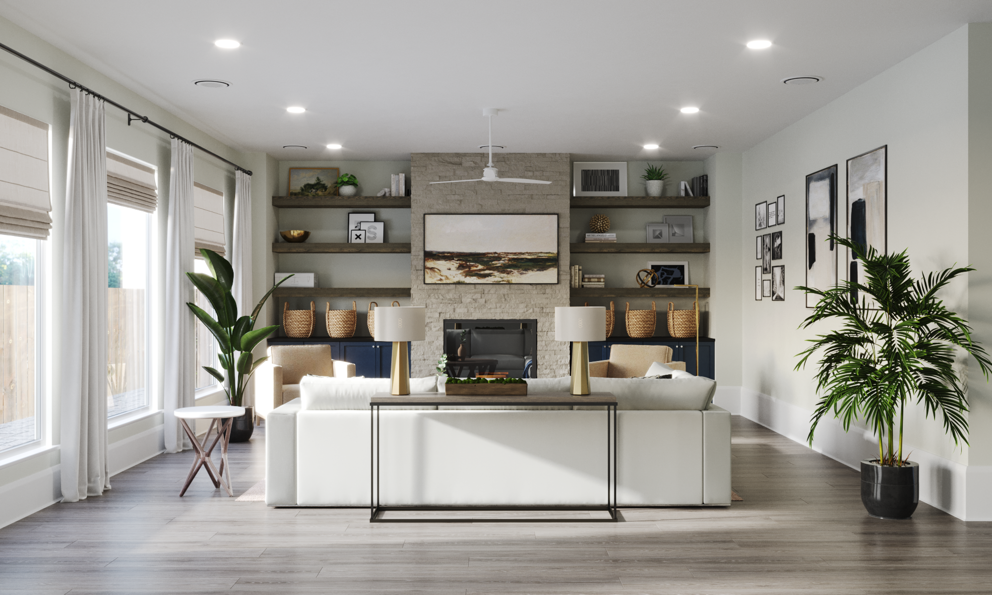 Renovación del hogar moderno