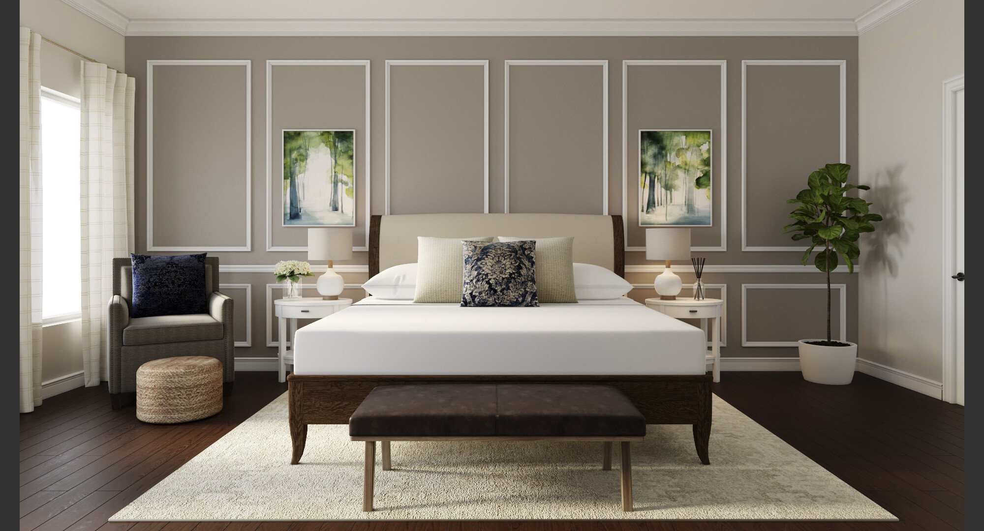 Online Bedroom Design interior design samples