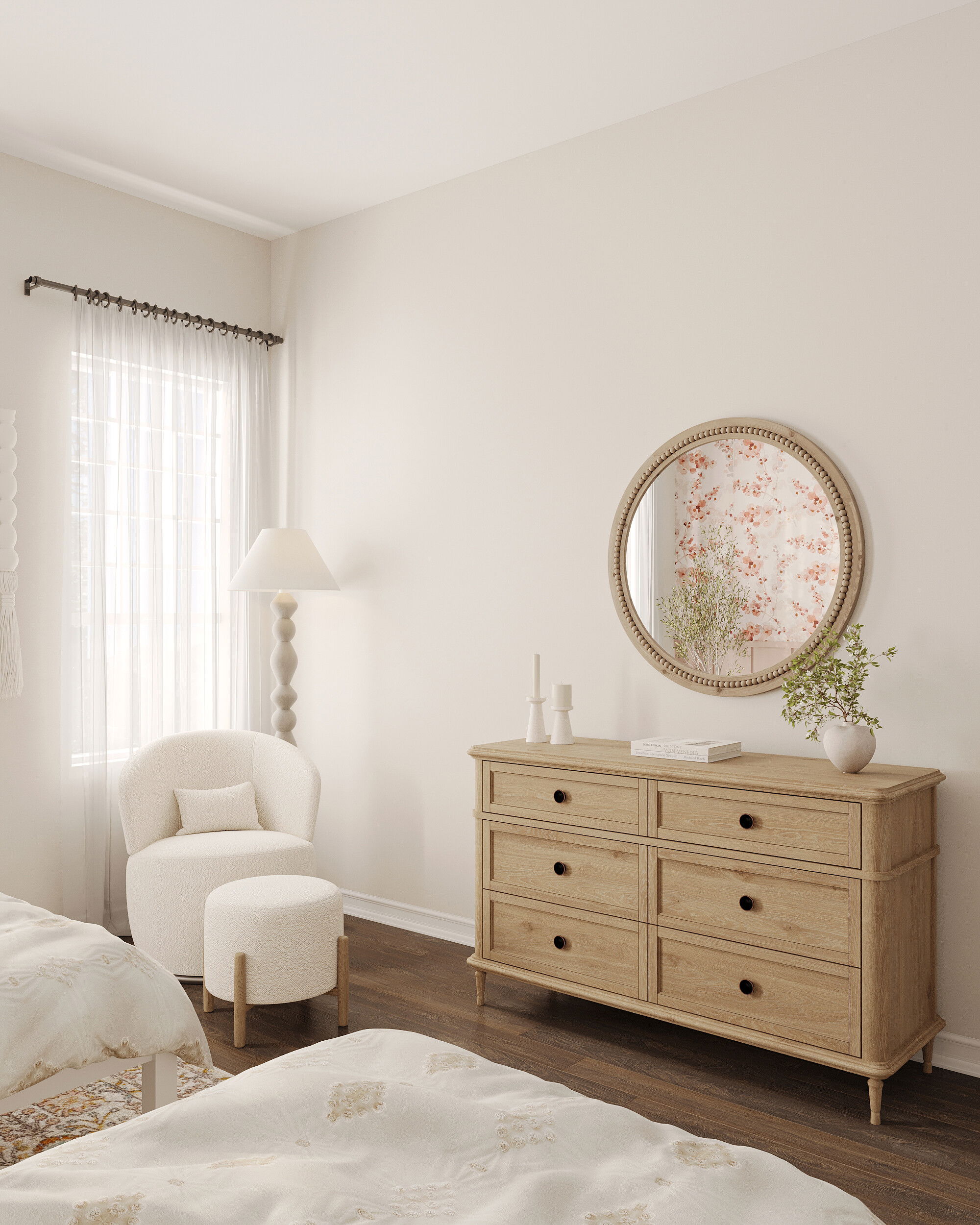 Online Designer Bedroom 3D Model 1