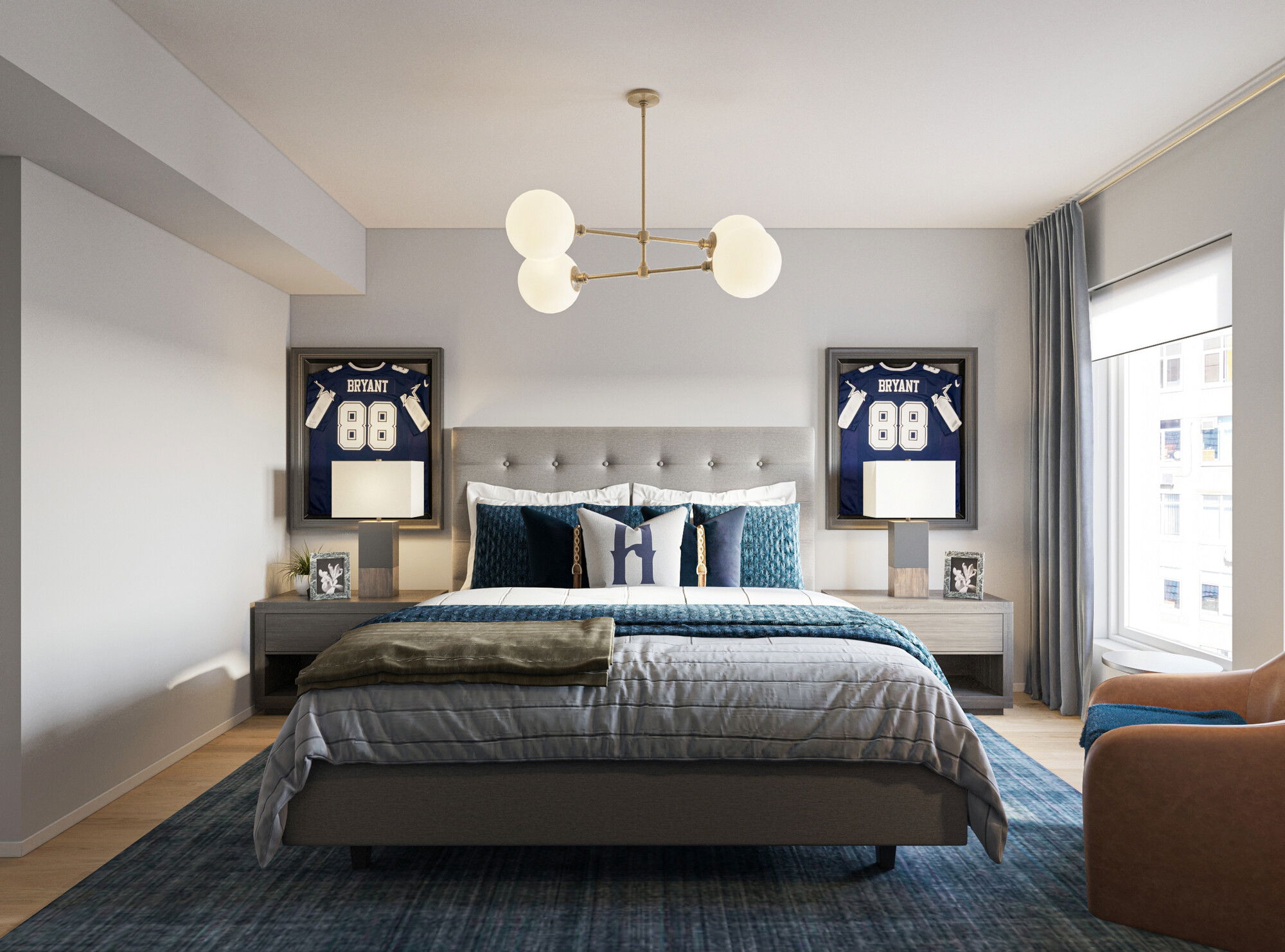 Online Designer Bedroom 3D Model 2