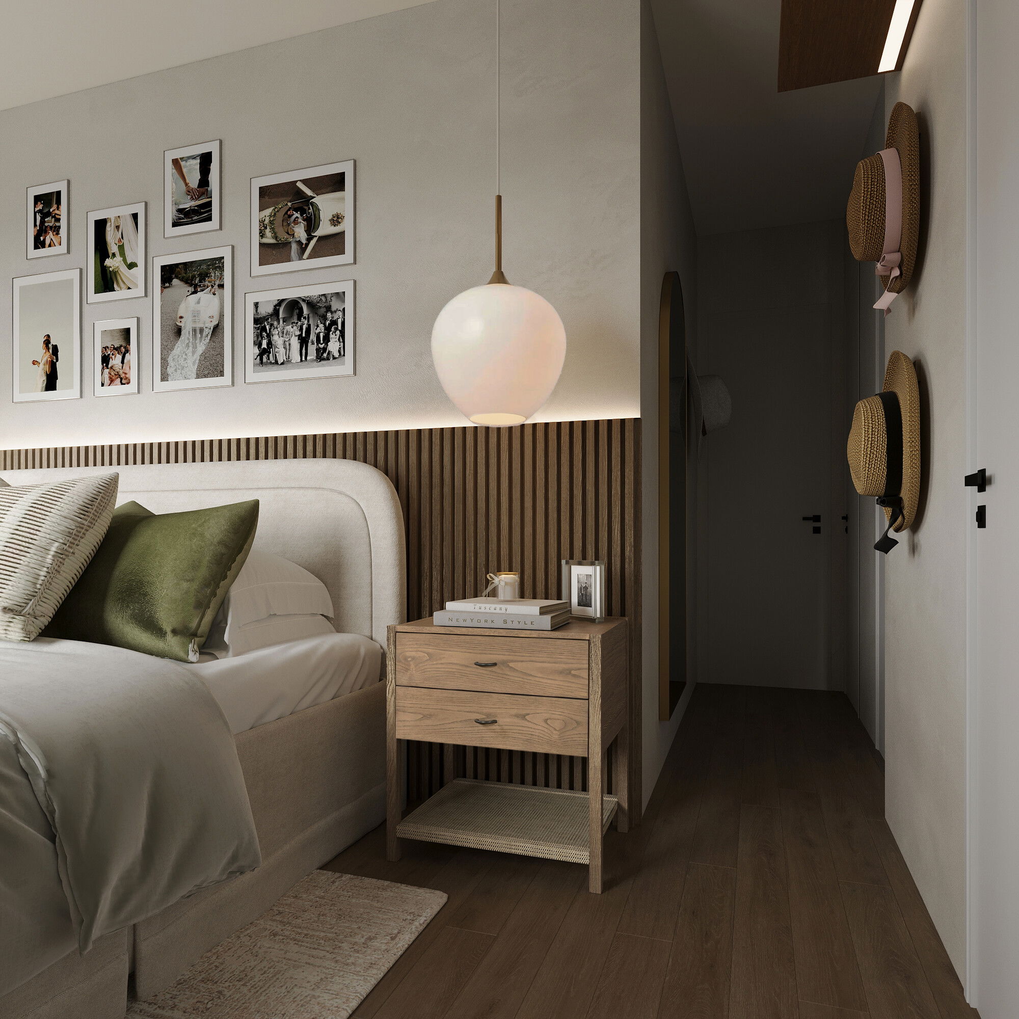 Online Designer Bedroom 3D Model 4