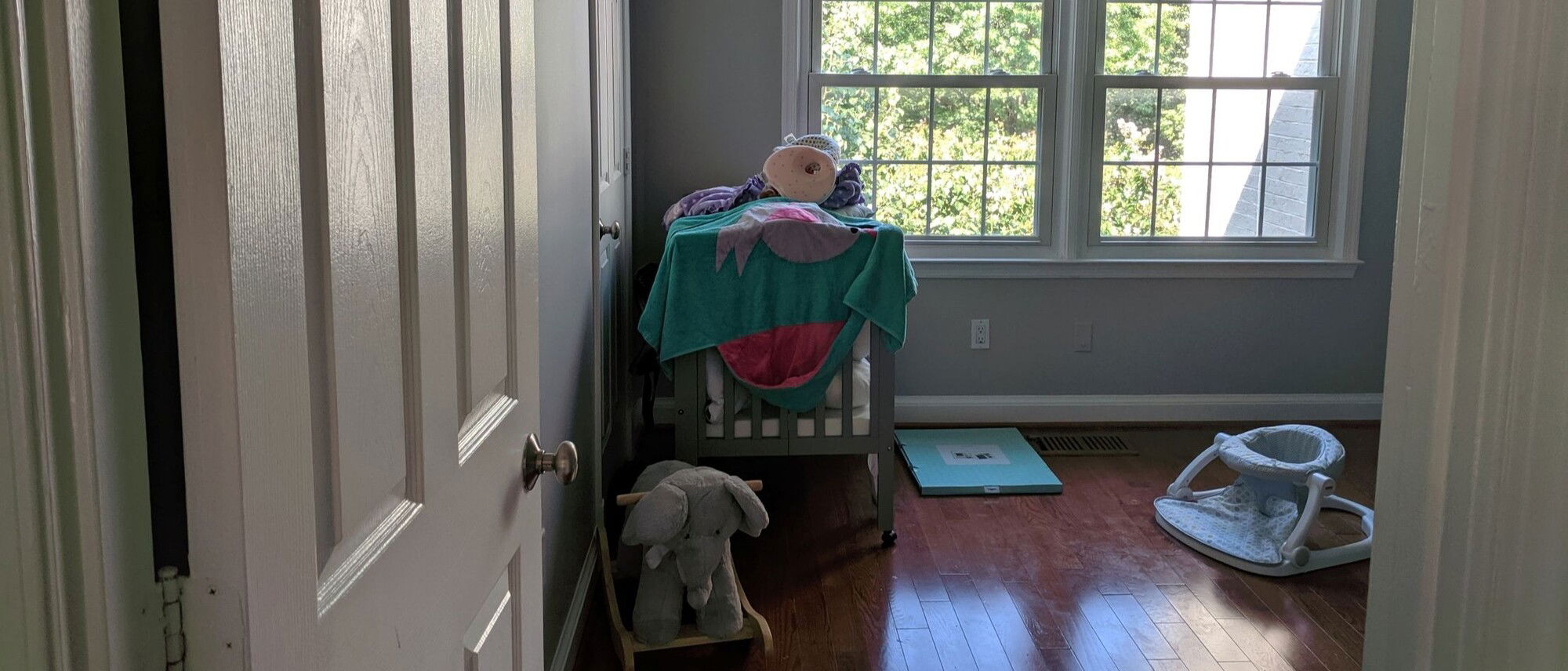 Neutral Nursery Interior - Before Photo