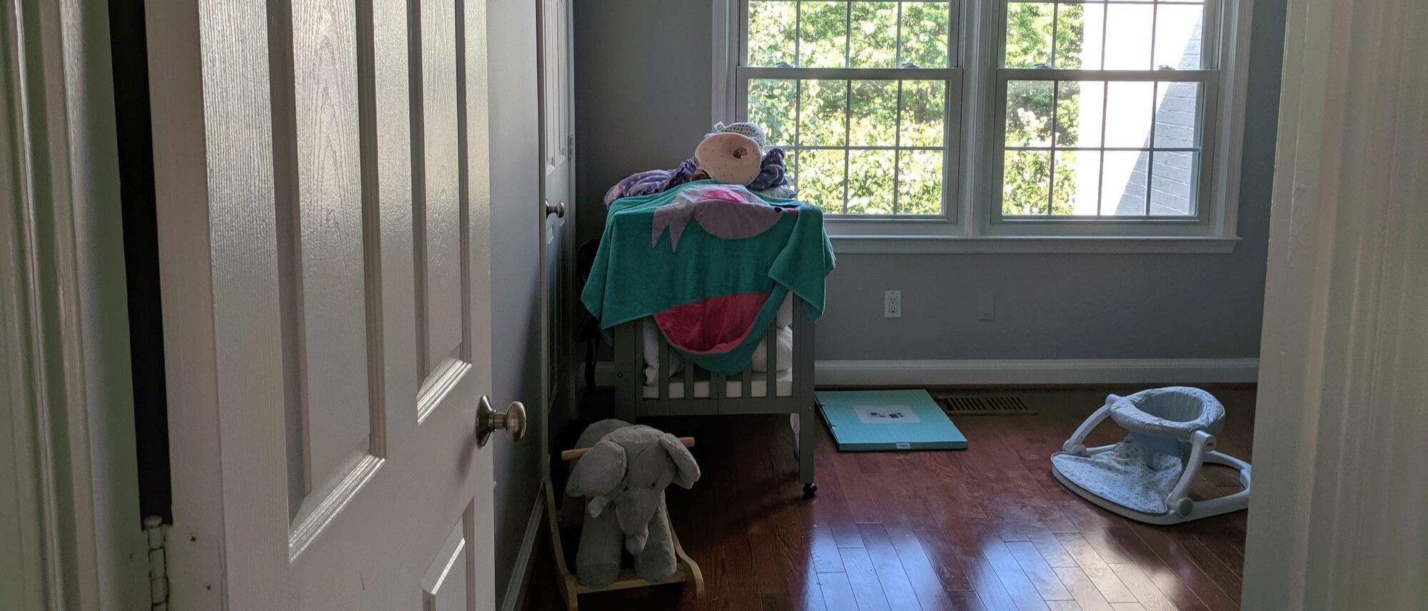 Neutral Nursery Interior - Before Photo