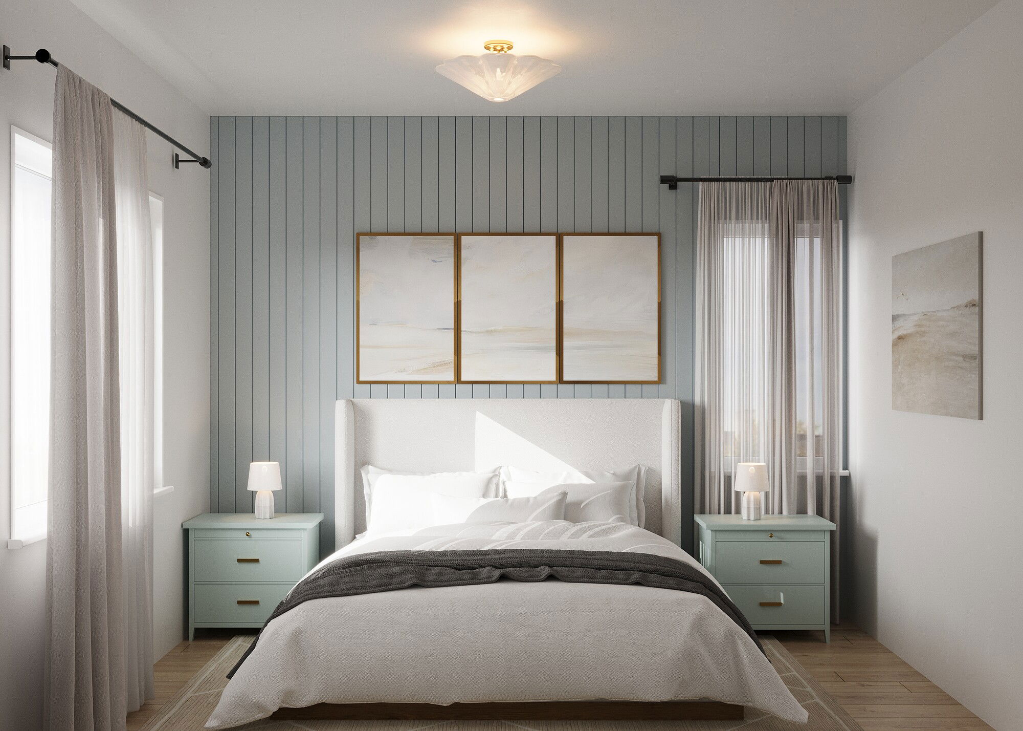 Online Designer Bedroom 3D Model 1