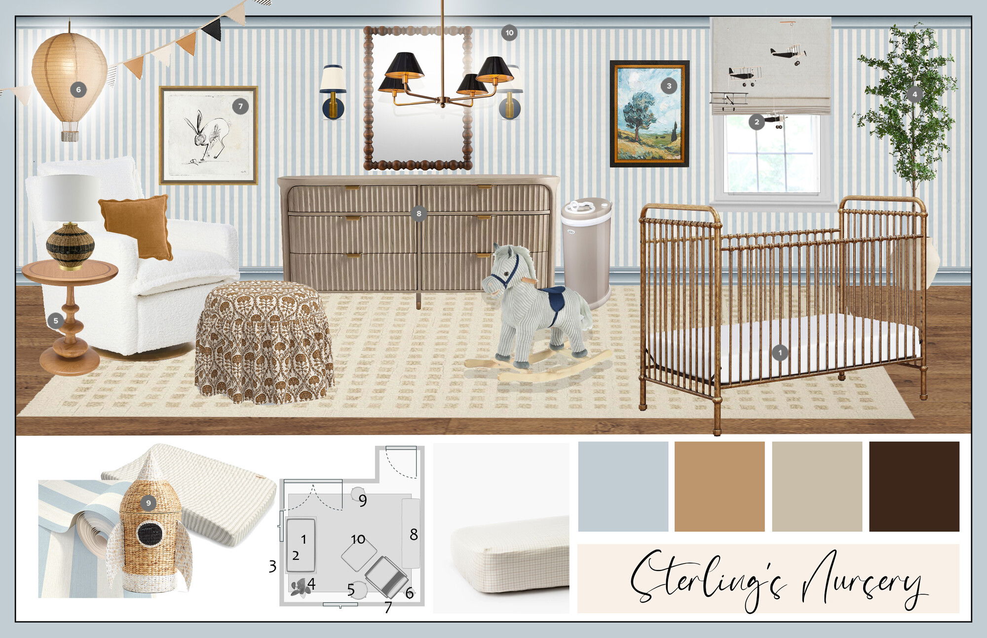 Online Designer Nursery Interior Design Ideas