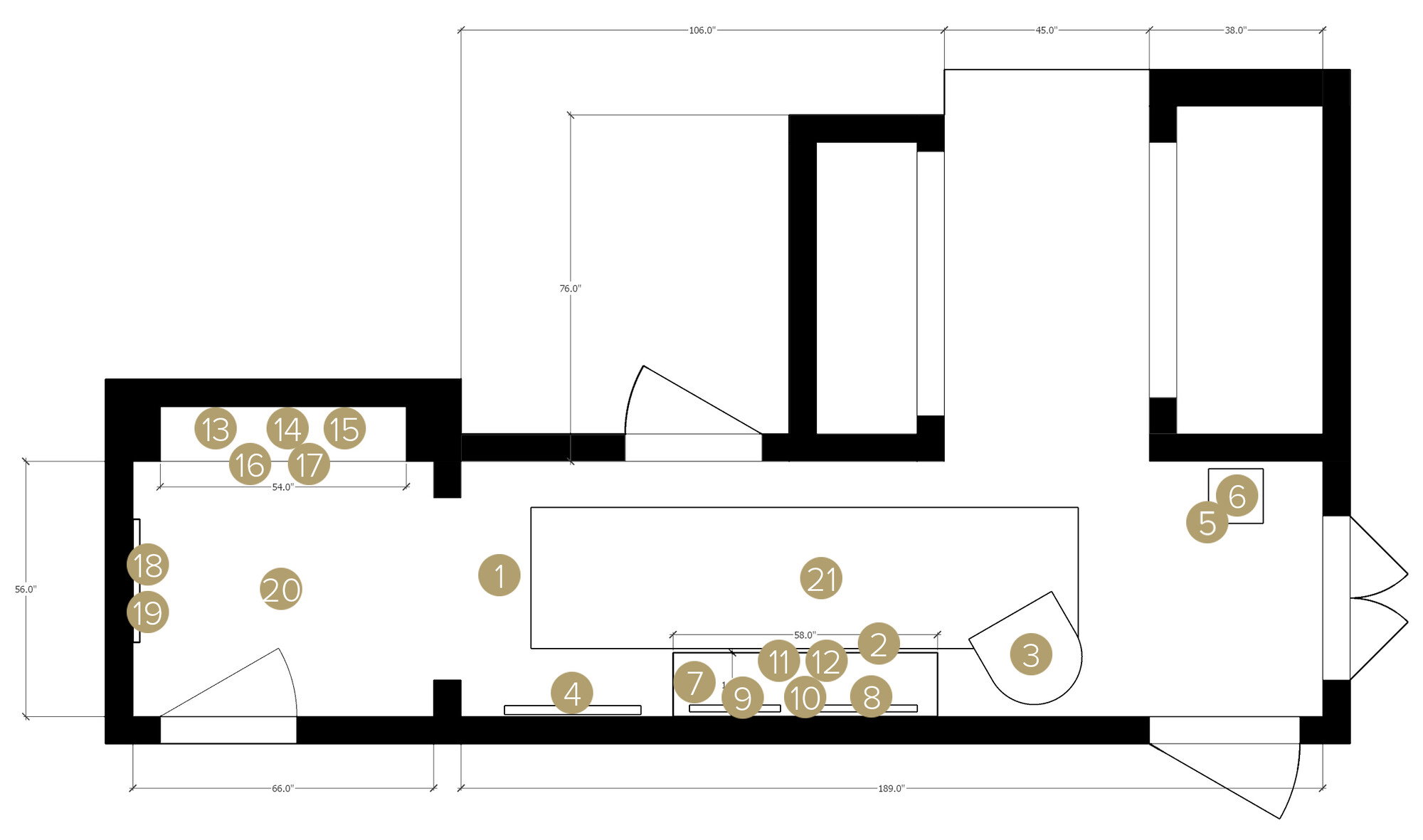 Online Designer Hallway/Entry Floorplan