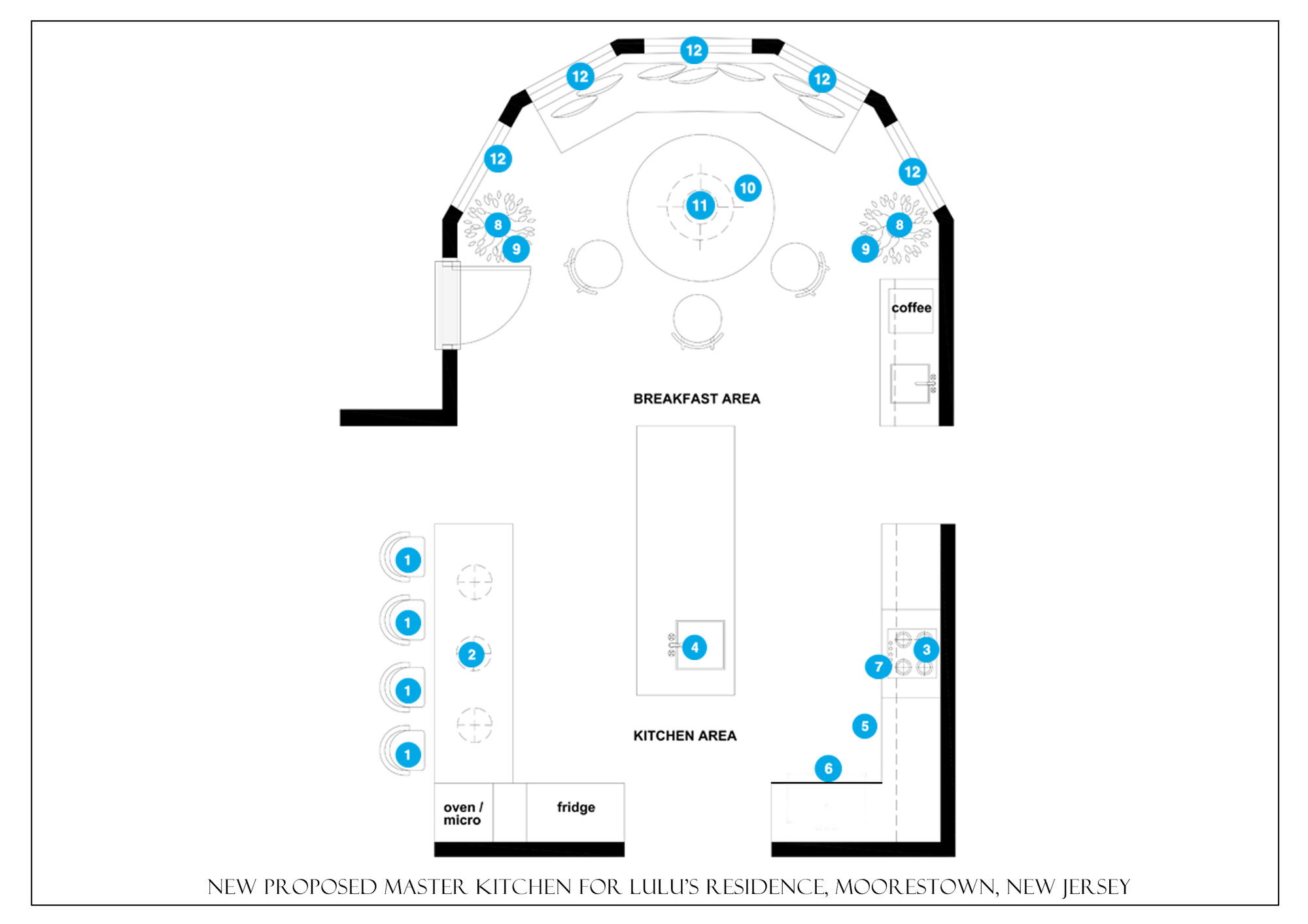 Online Designer Kitchen Floorplan