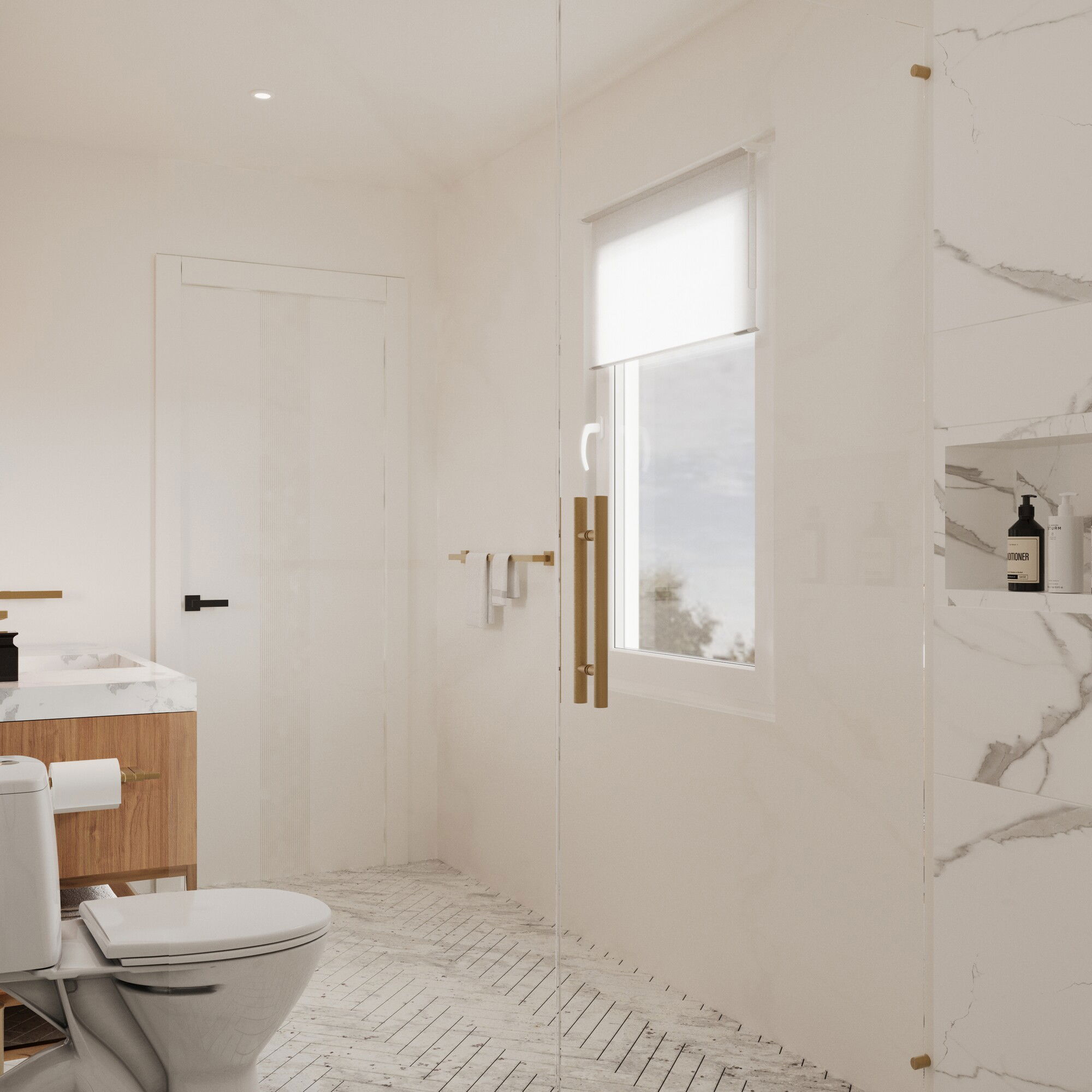 Online Designer Bathroom 3D Model 3
