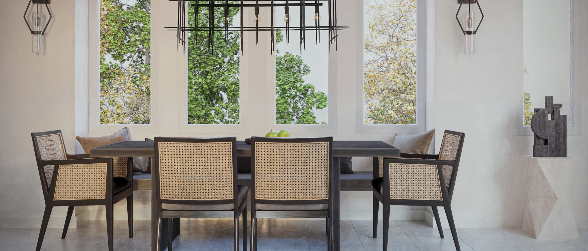California Modern Style Kitchen Renovation- After Rendering